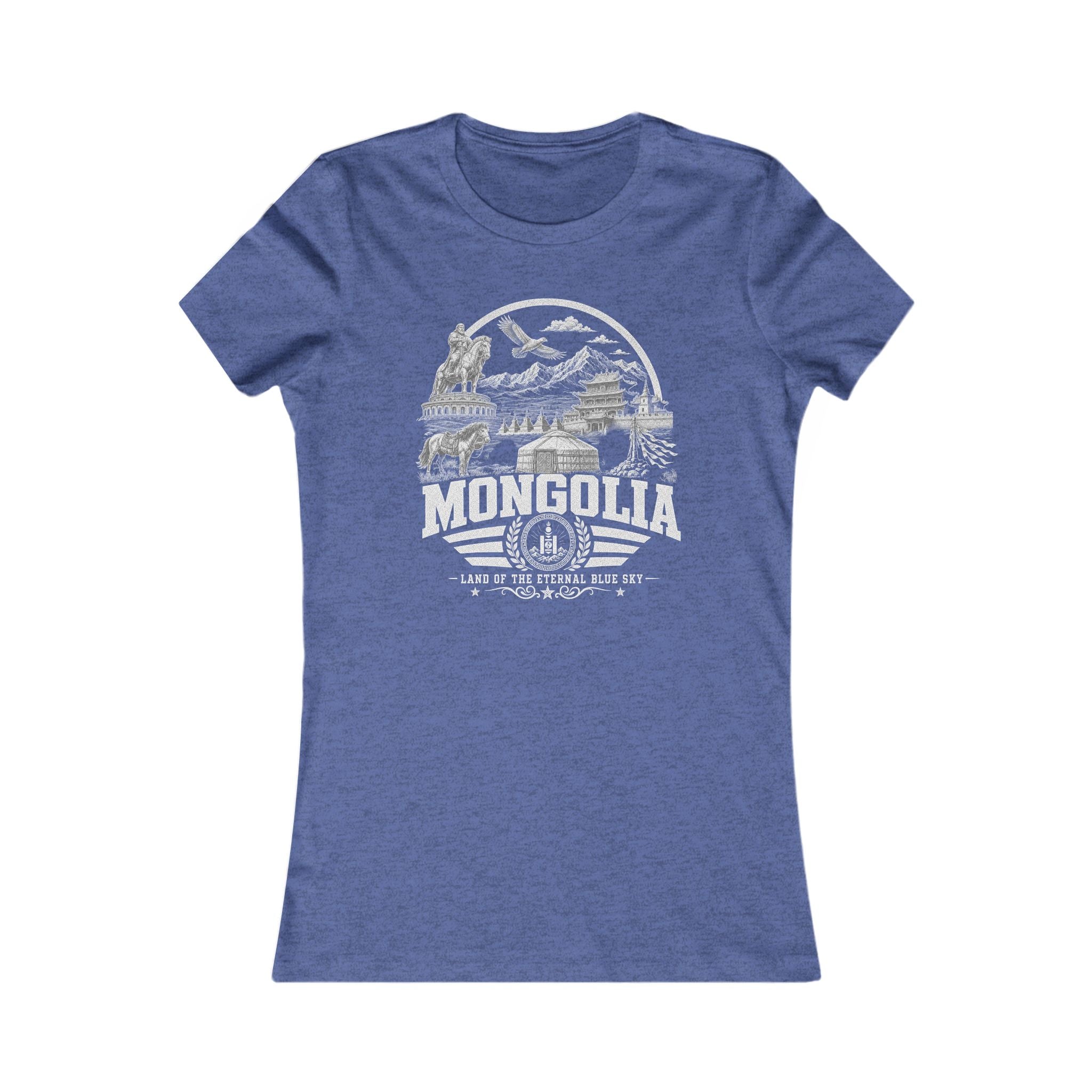 Mongólia, Terra do Céu Azul Eterno, Camiseta Feminina