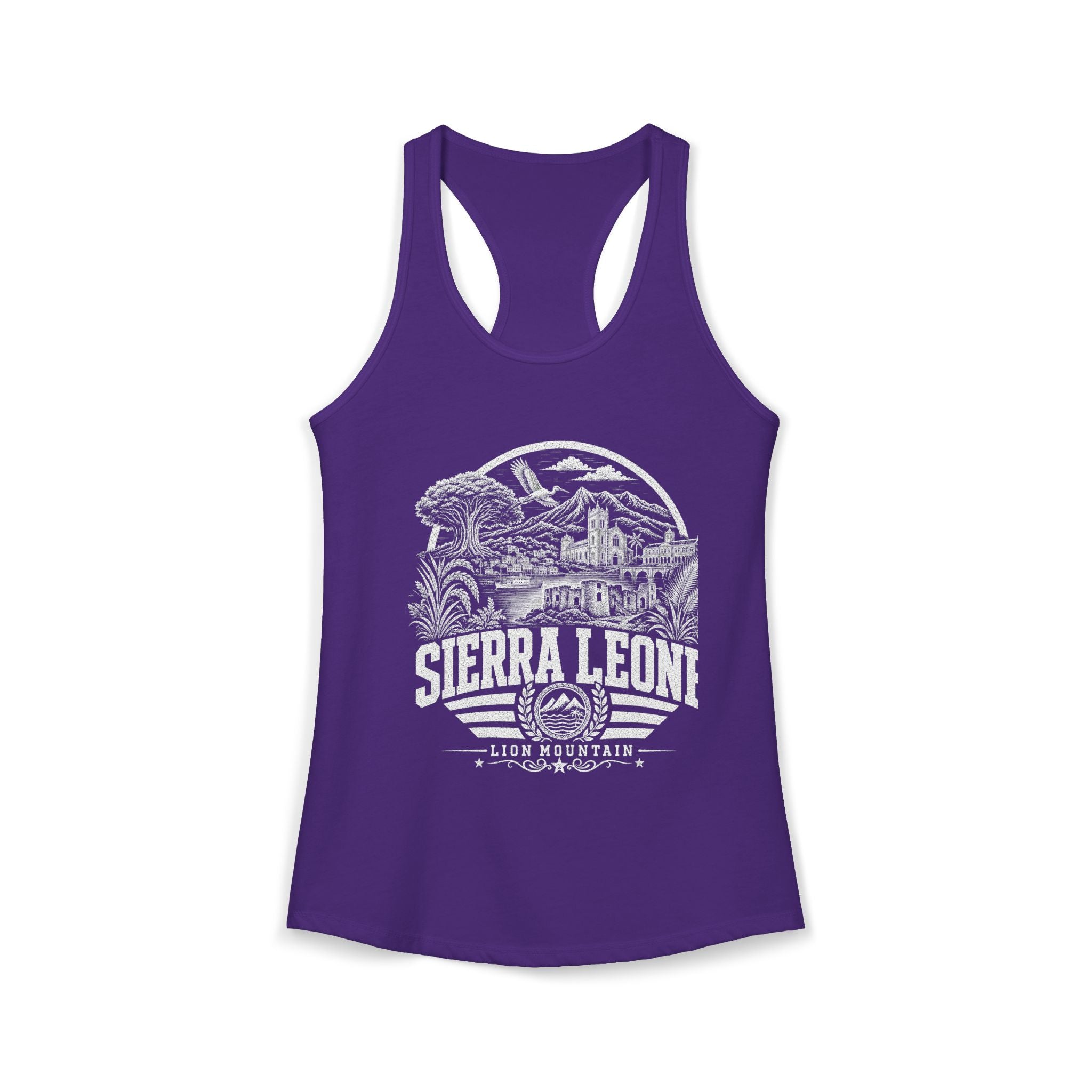 Sierra Leone Lion Mountain Women's Tank Top