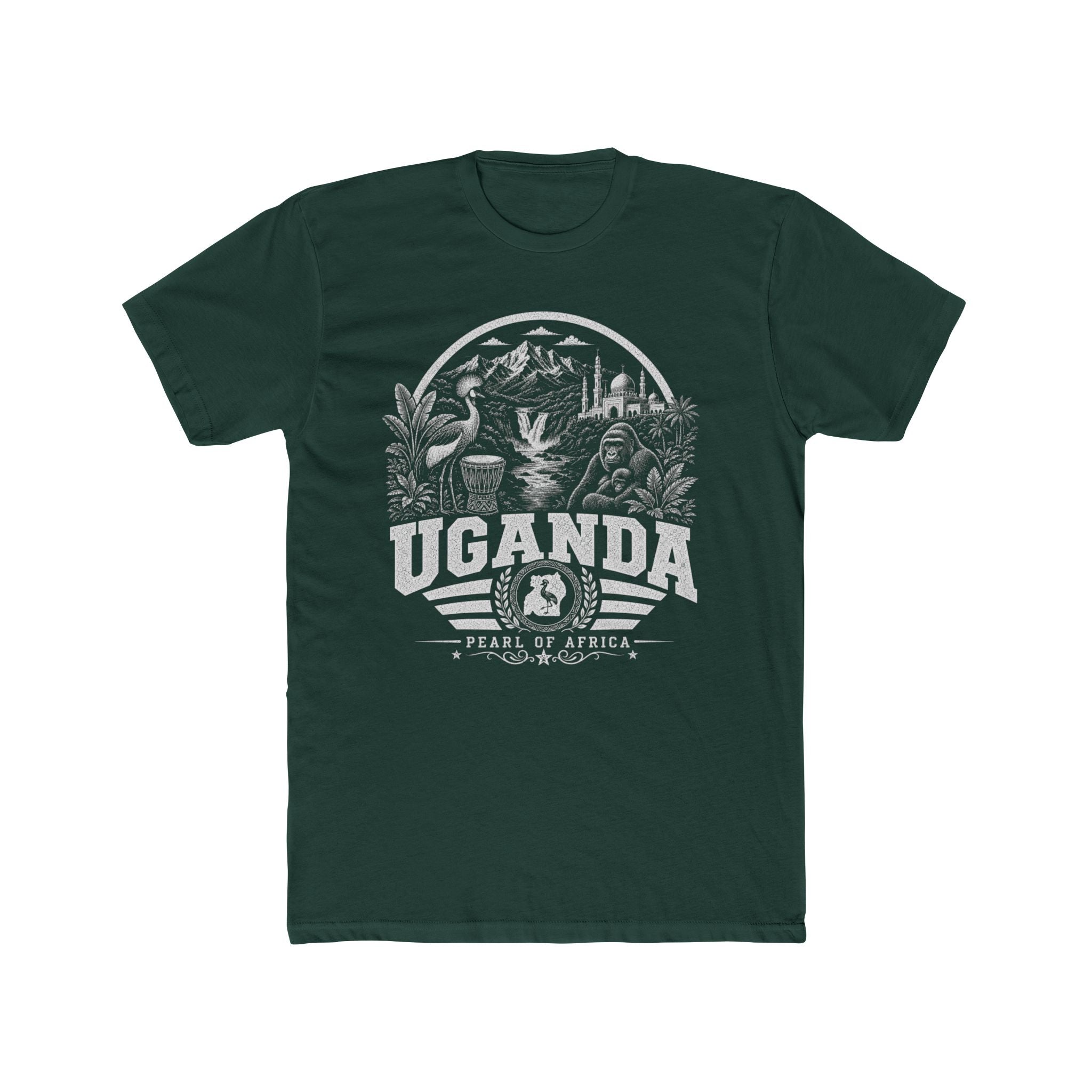 Camiseta Masculina Uganda Pérola da África
