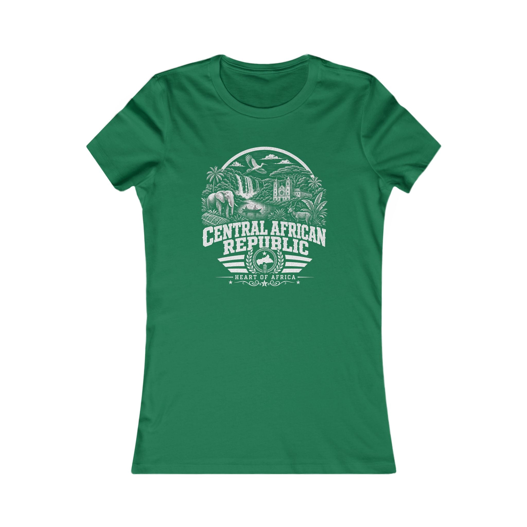 Central African Republic Heart of Africa Women's Tee