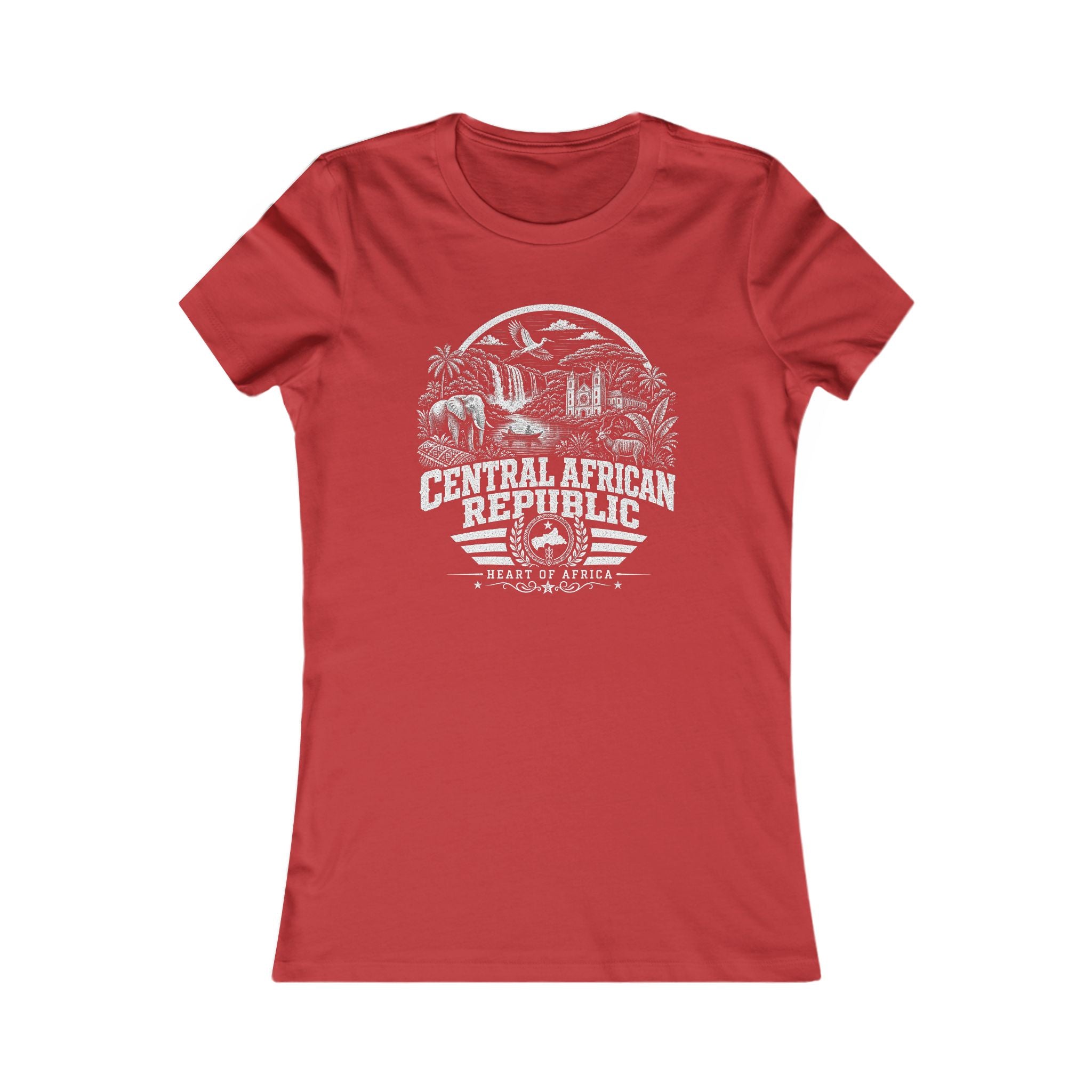Central African Republic Heart of Africa Women's Tee