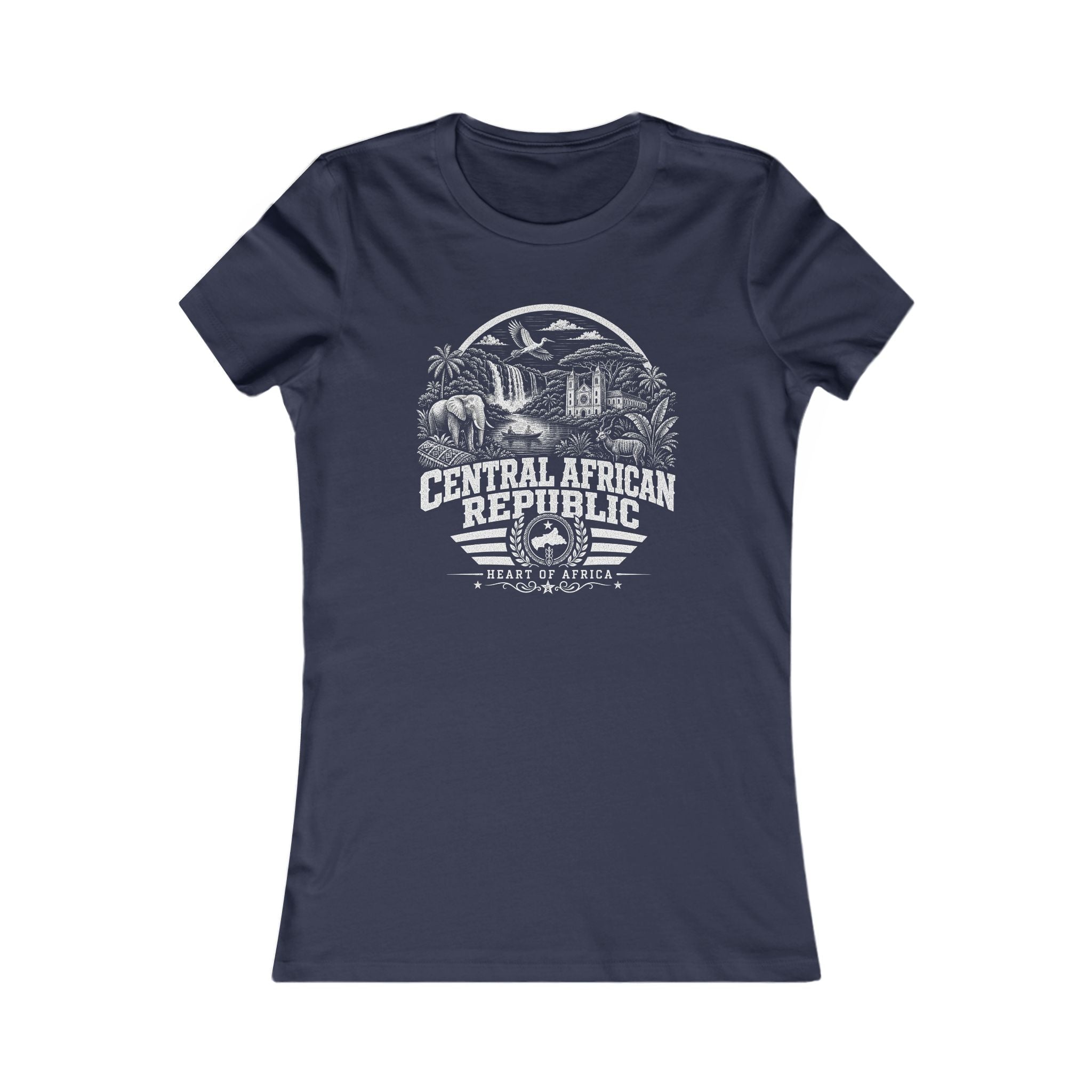 Central African Republic Heart of Africa Women's Tee