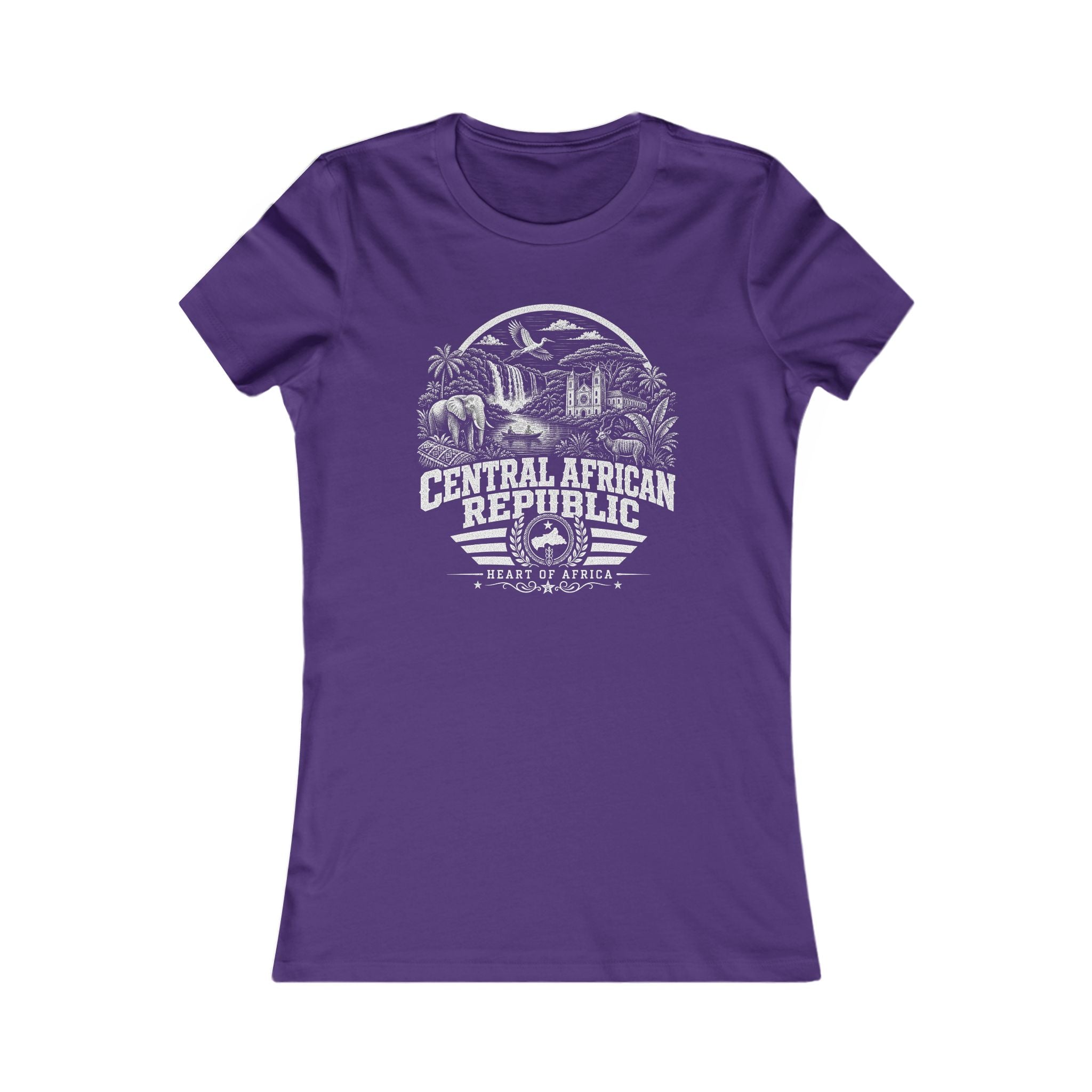 Central African Republic Heart of Africa Women's Tee