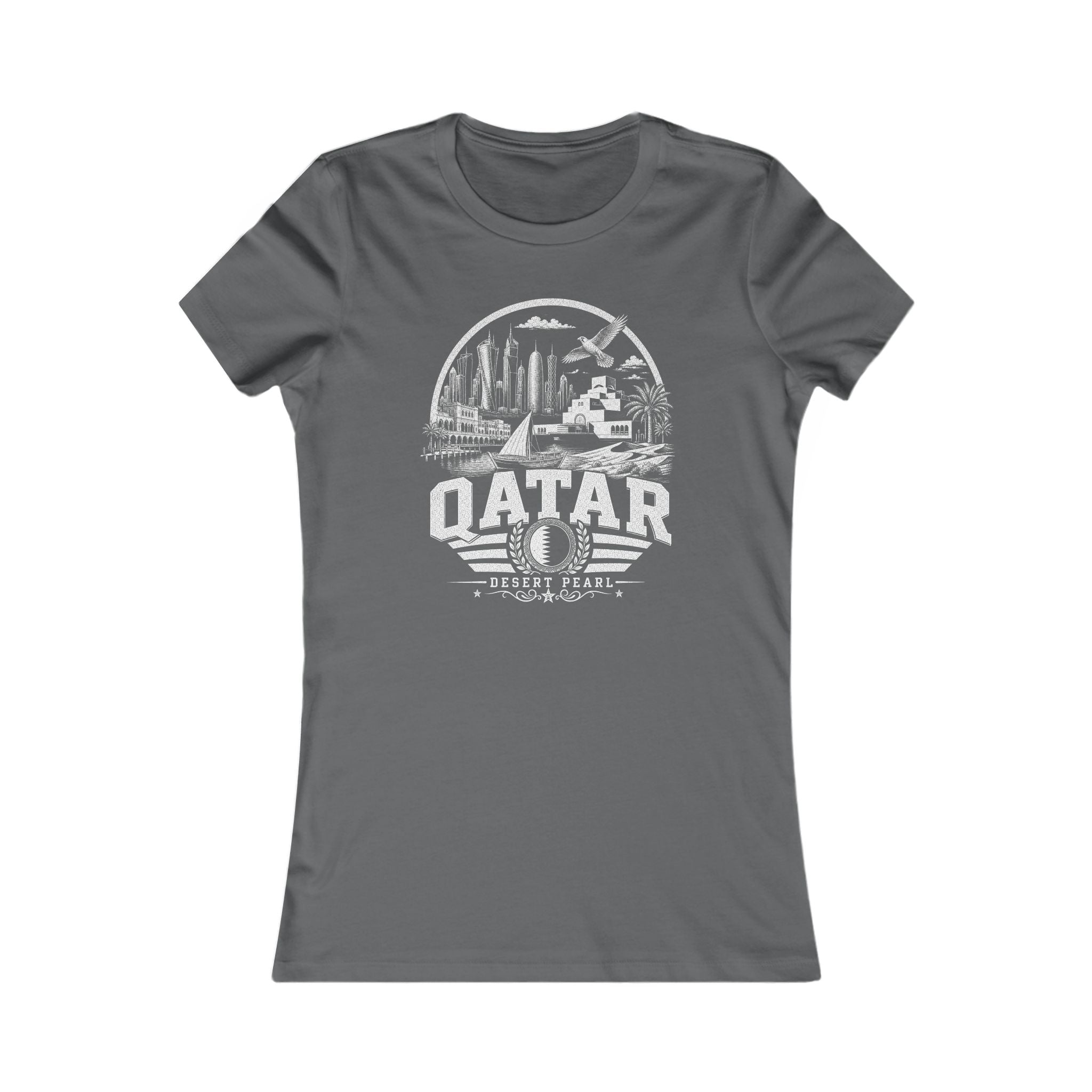 Camiseta de mujer Qatar Desert Pearl