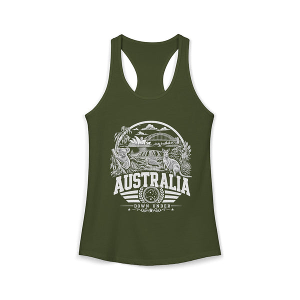 Australia Down Under Women's Tank Top