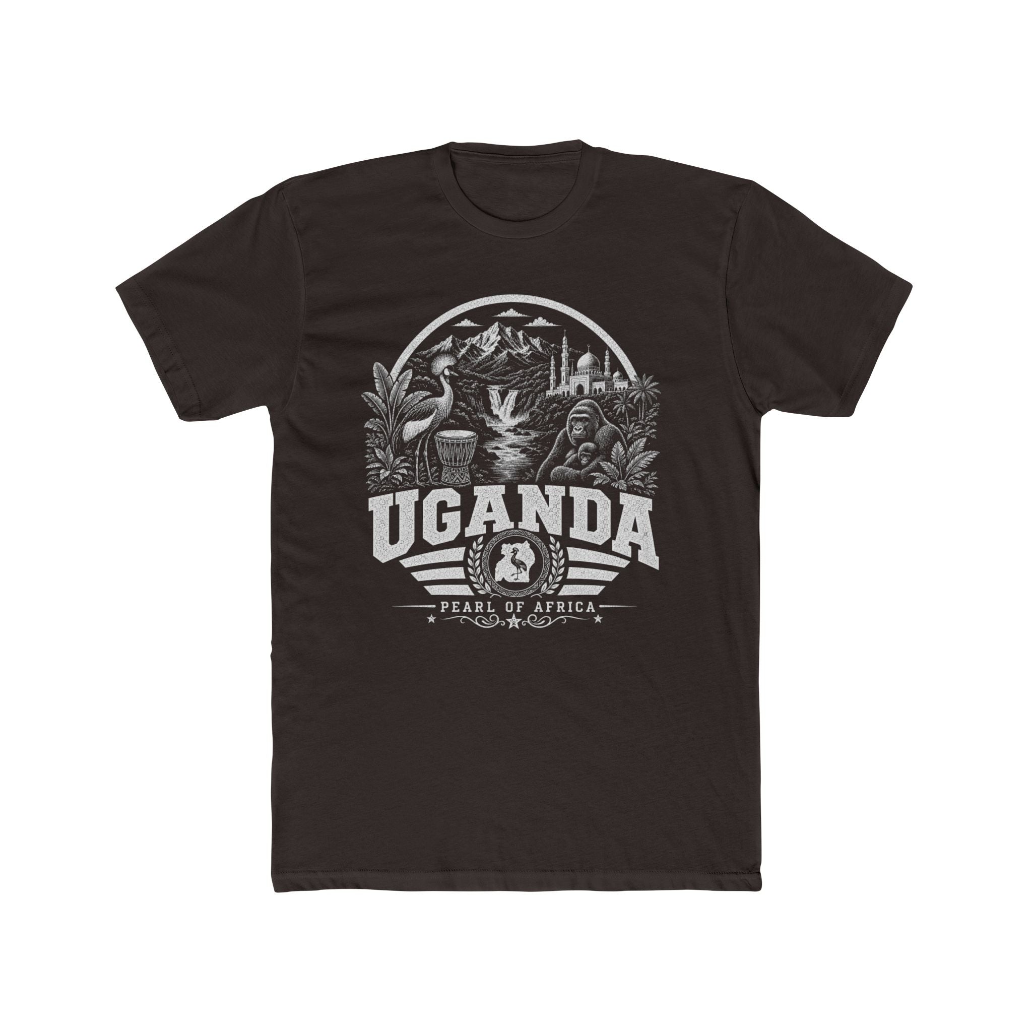 Camiseta Masculina Uganda Pérola da África