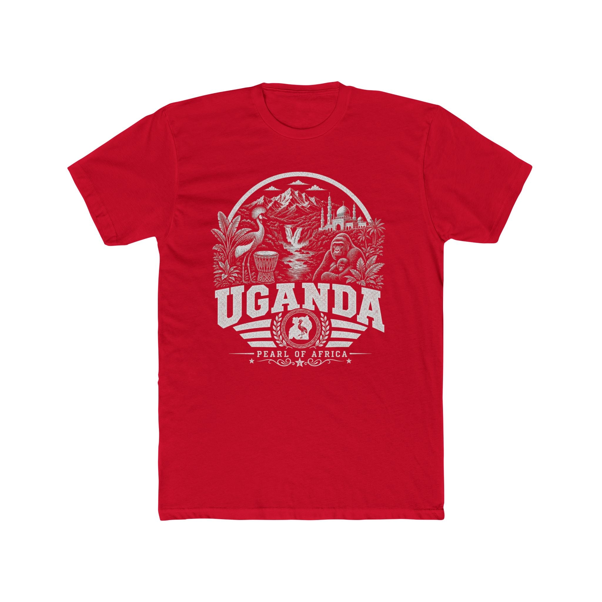 Camiseta Masculina Uganda Pérola da África