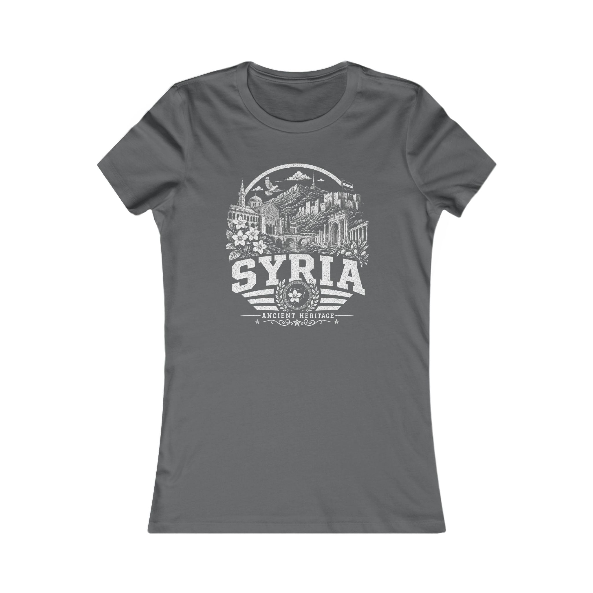 Camiseta Feminina Patrimônio Antigo da Síria