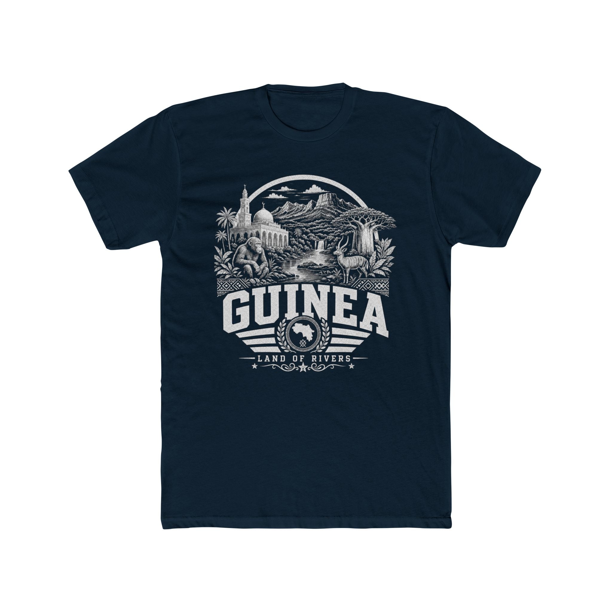 Camiseta Masculina Guiné, Terra dos Rios