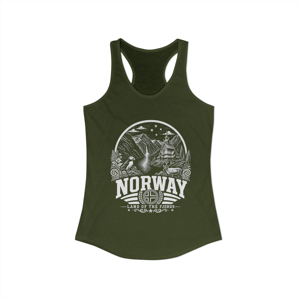 Norway Land of Fjords Women's Tank Top