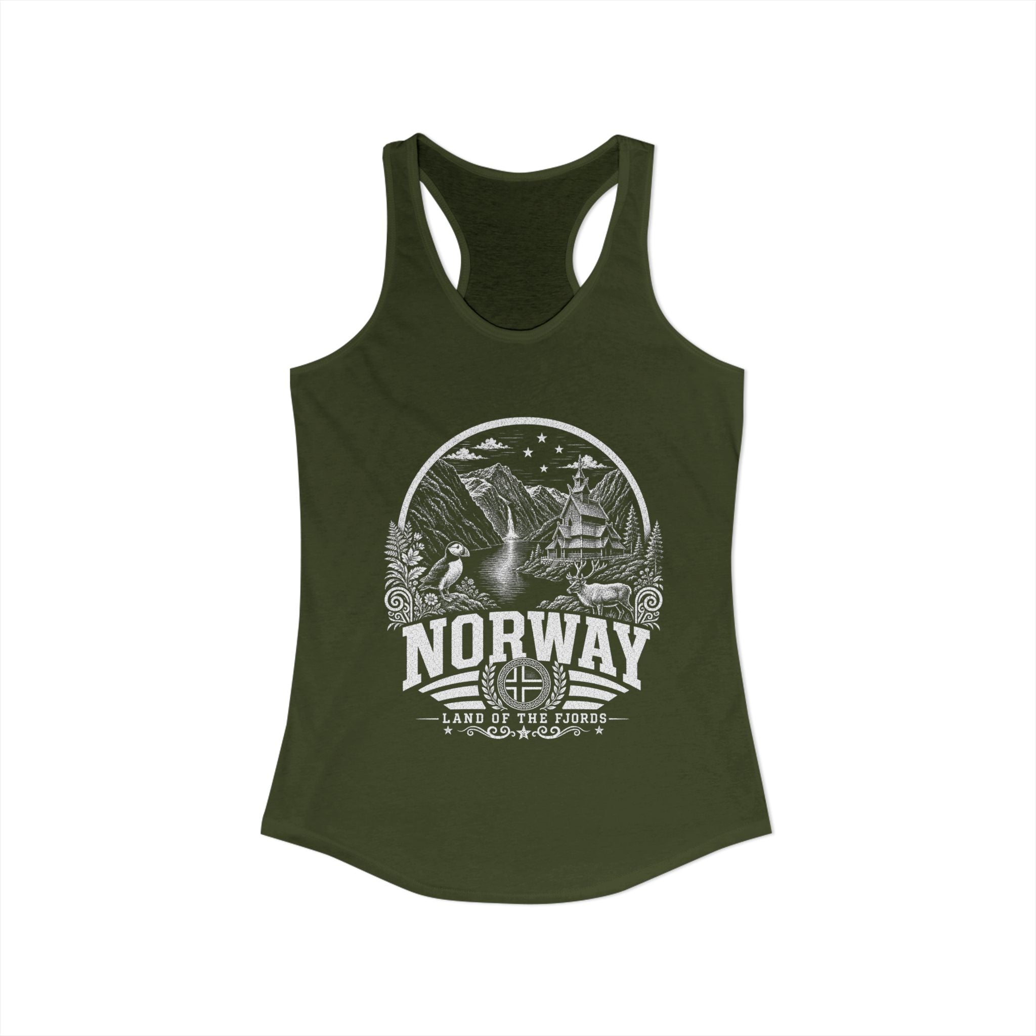 Norway Land of Fjords Women's Tank Top