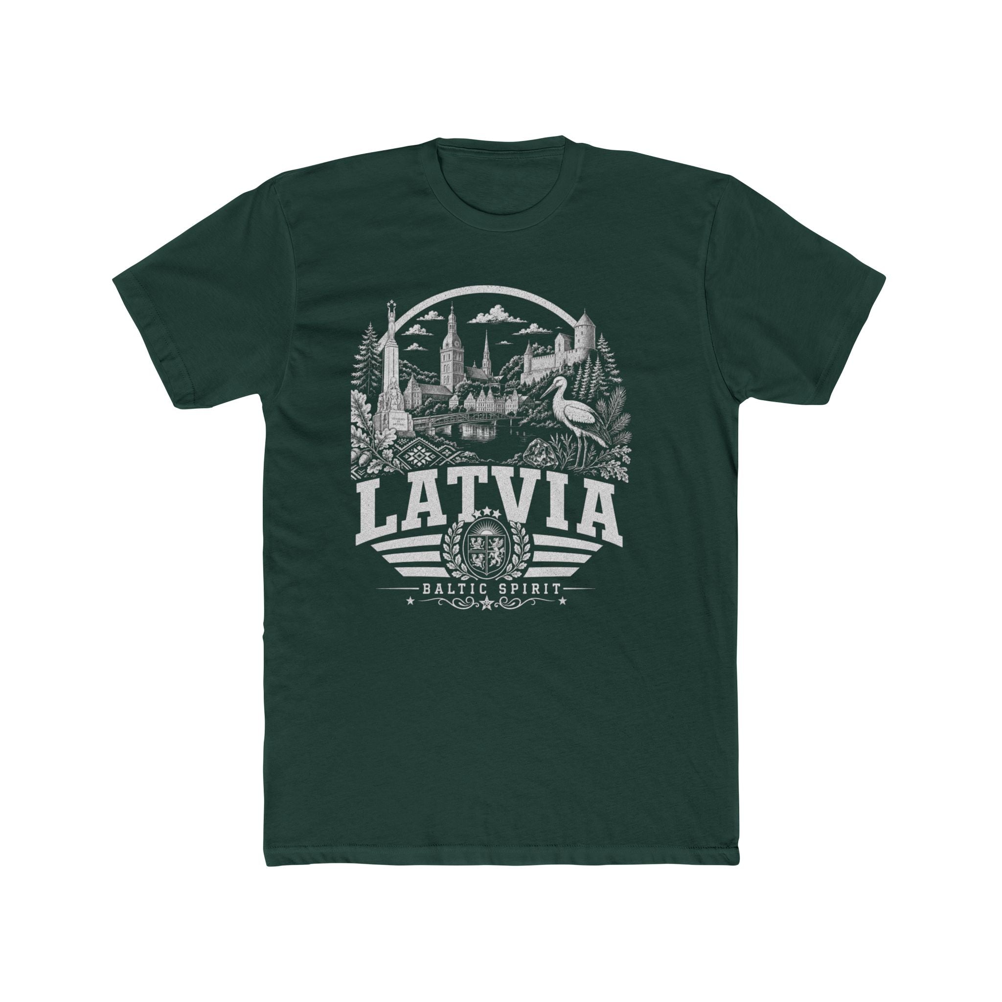 Camiseta de hombre de Letonia