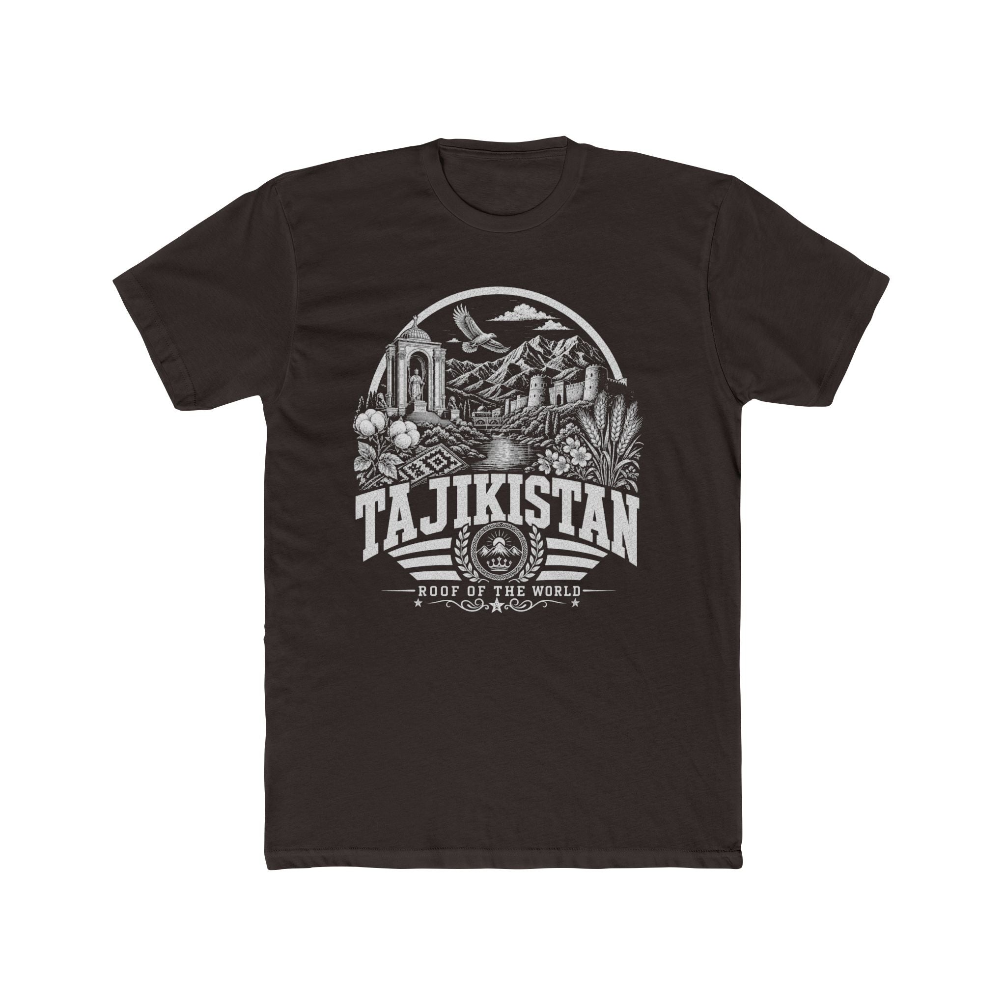 Camiseta Masculina Teto do Mundo Tajiquistão