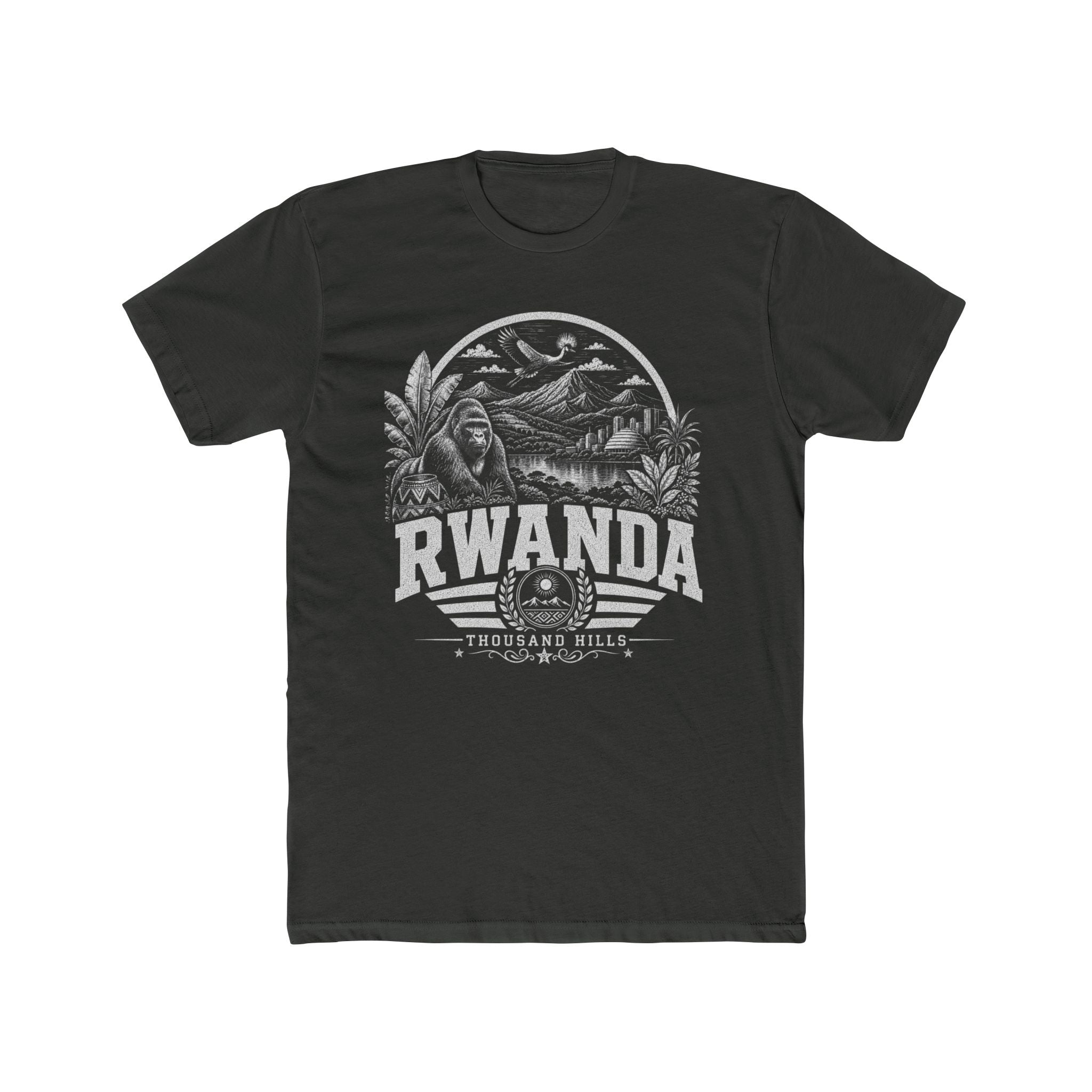 USA vintage landmarks men's tee — iconic landmark design | Nameshi Destinations (view 4)