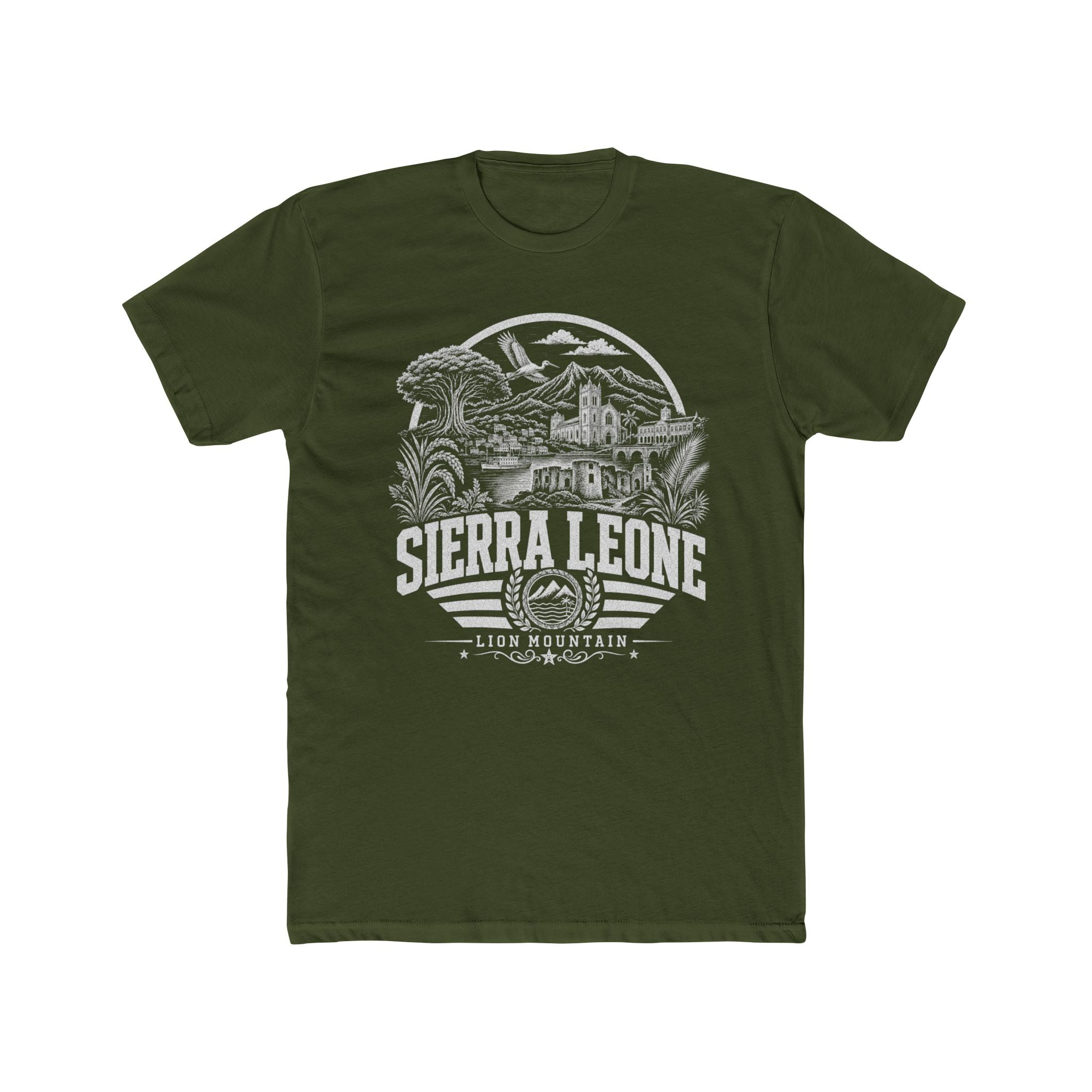 Sierra Leone Lion Mountain Men's Tee