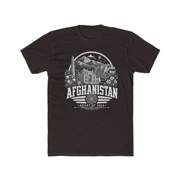 Camiseta de hombre "Corazón de Asia" de Afganistán
