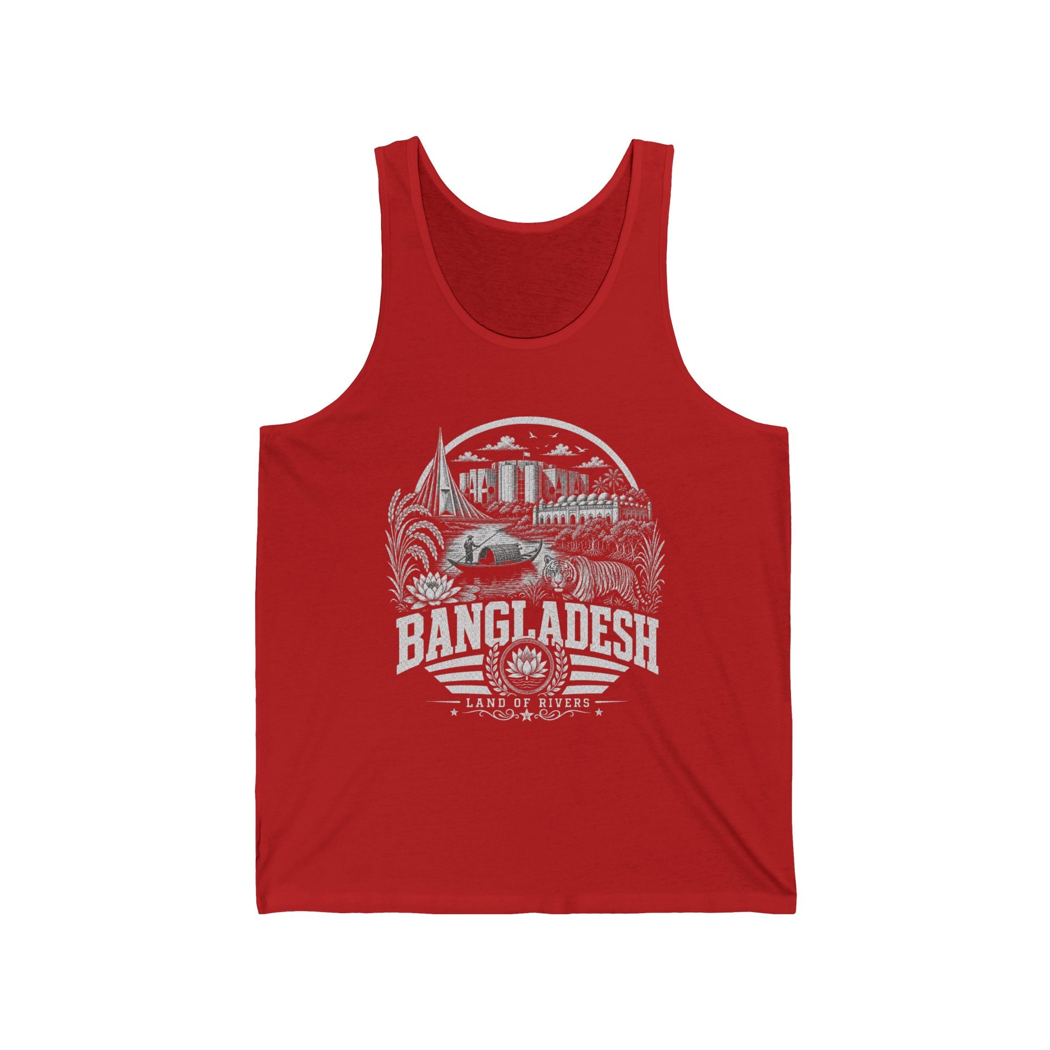 Camiseta Regata Masculina Bangladesh Terra dos Rios