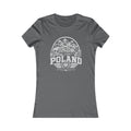 Poland vintage landmarks women's tee — iconic landmark design | Nameshi Destinations (view 11)
