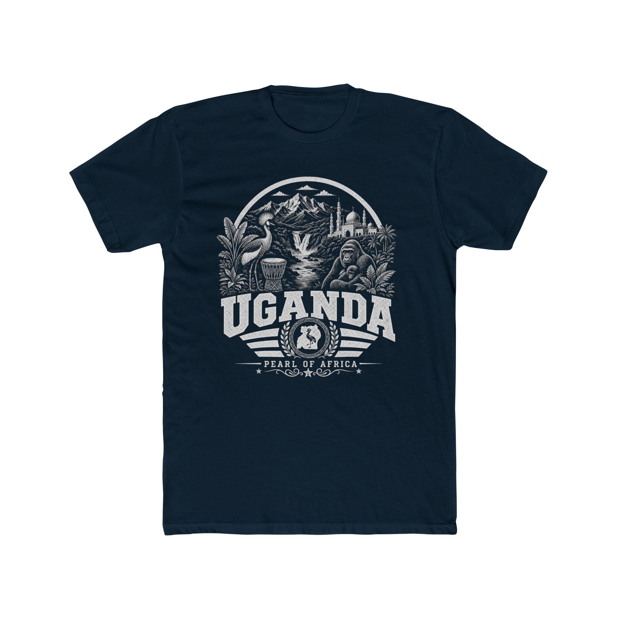 Camiseta Masculina Uganda Pérola da África