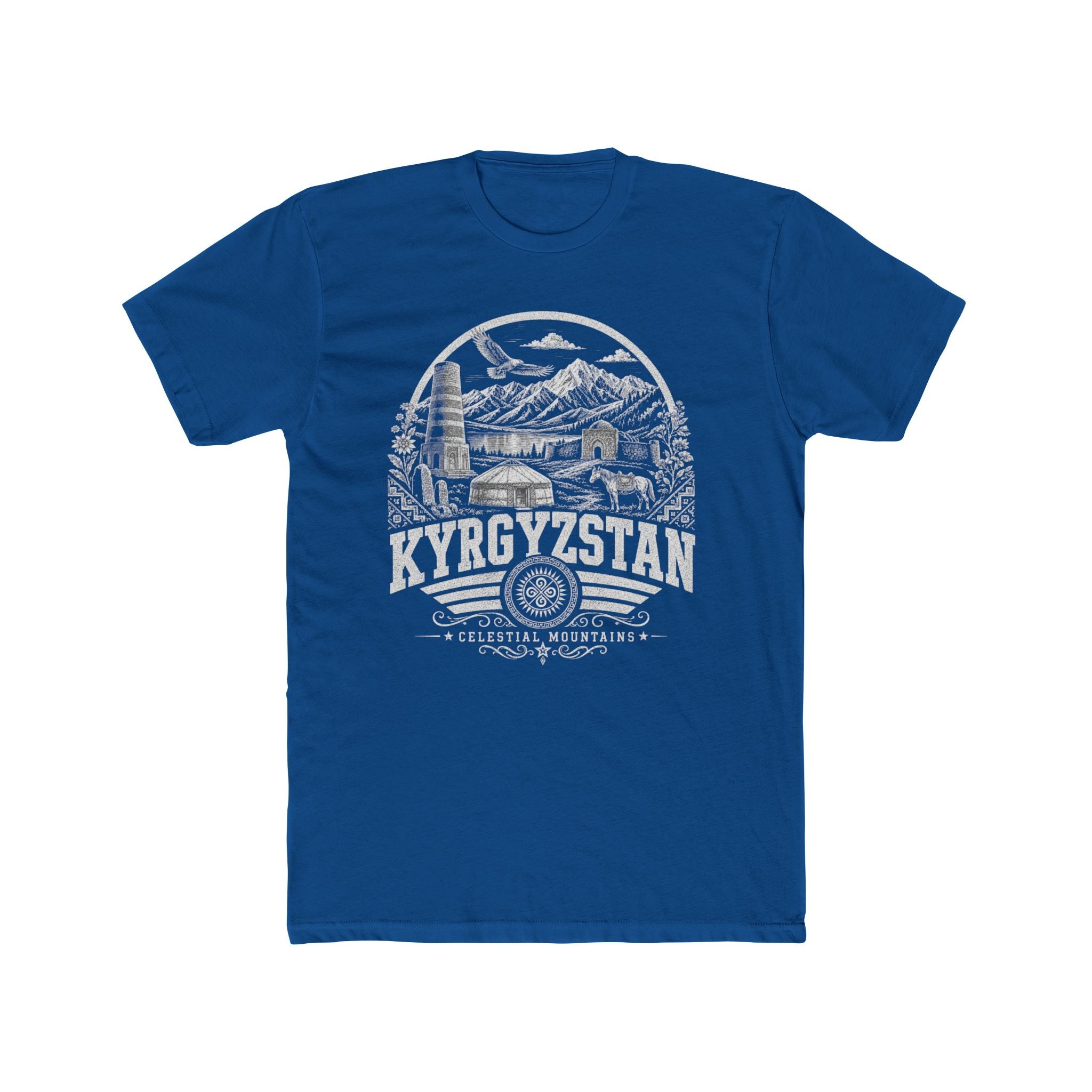 Camiseta Masculina Montanhas Celestiais do Quirguistão