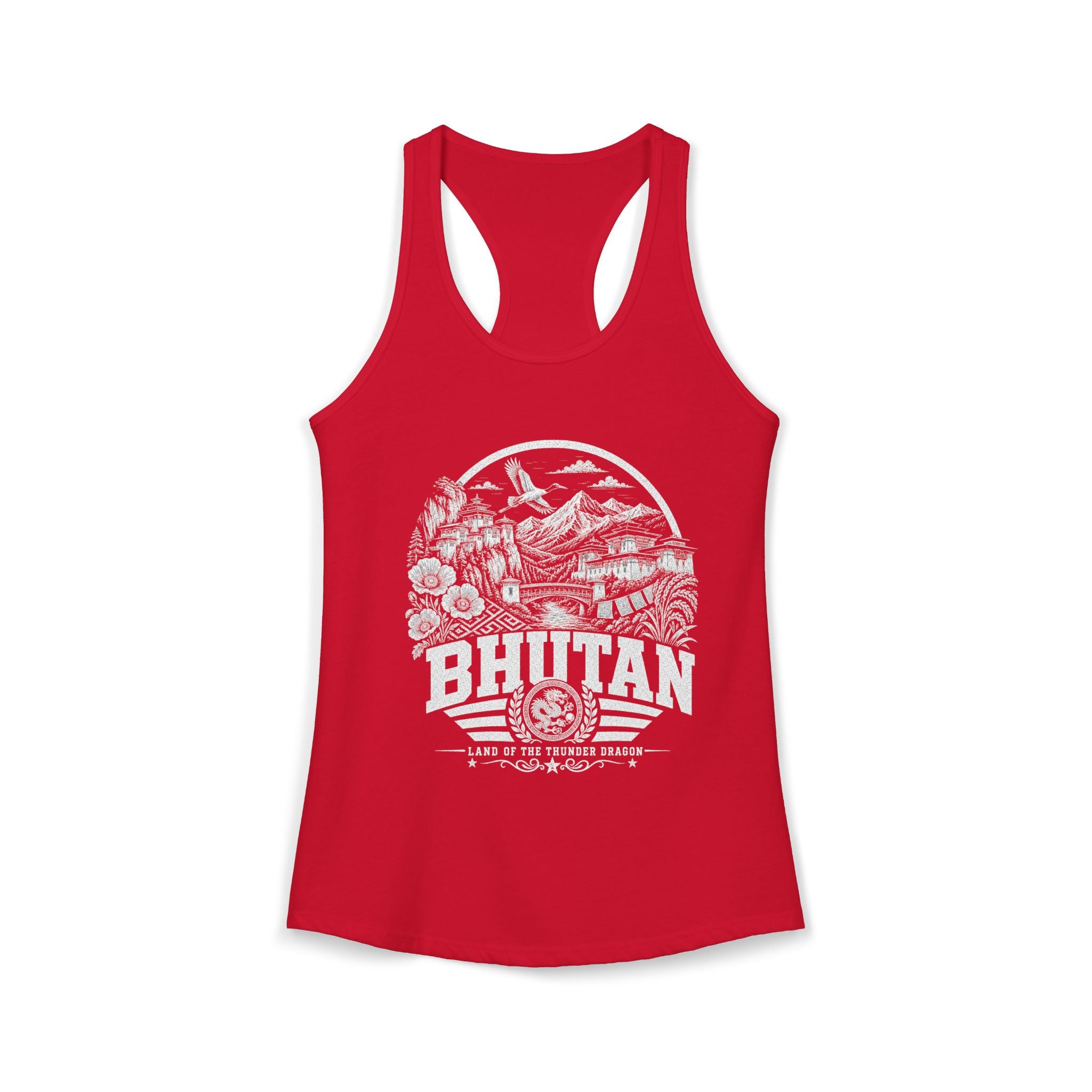 Bhutan Land of the Thunder Dragon Women's Tank Top