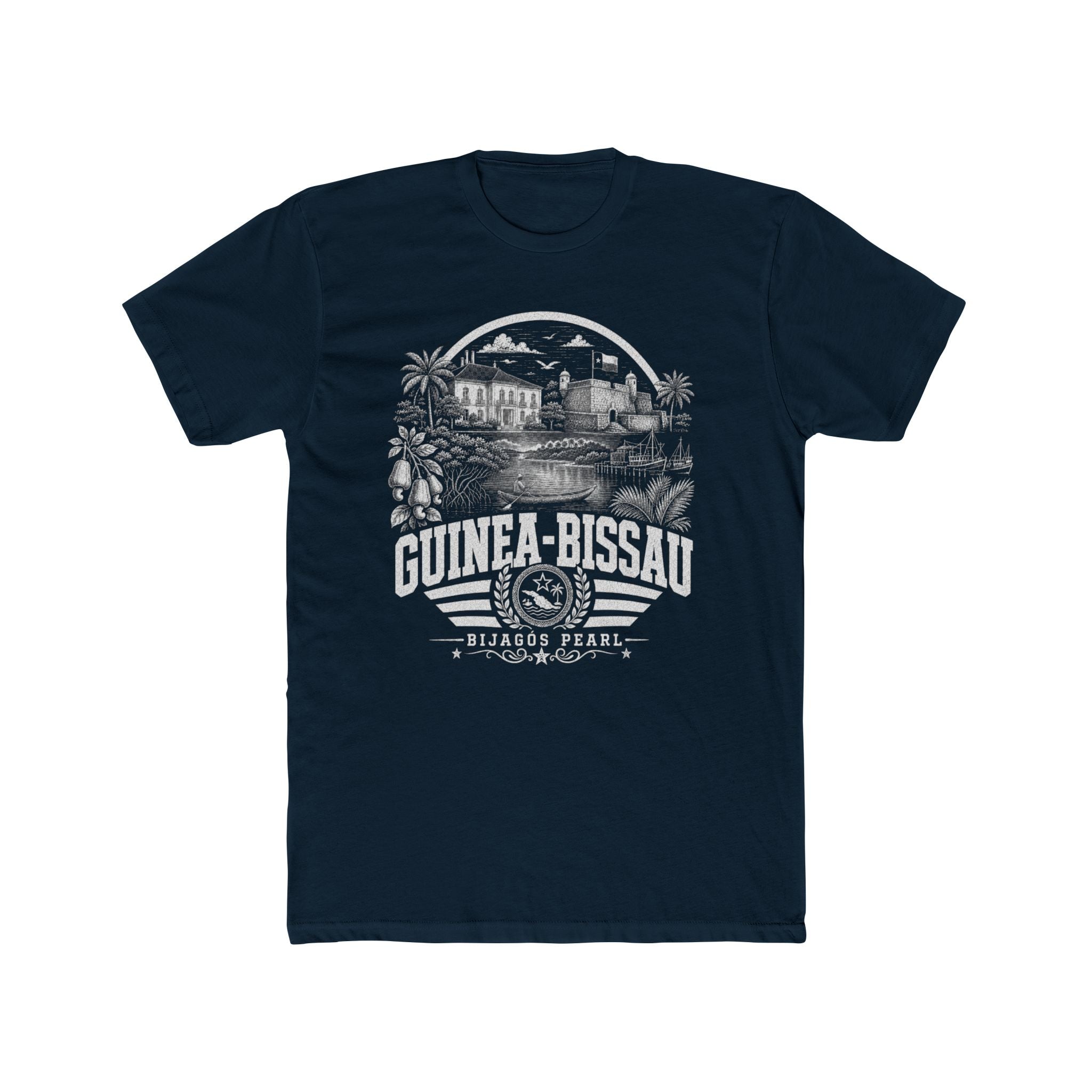 Camiseta Masculina Pérola Bijagós Guiné-Bissau