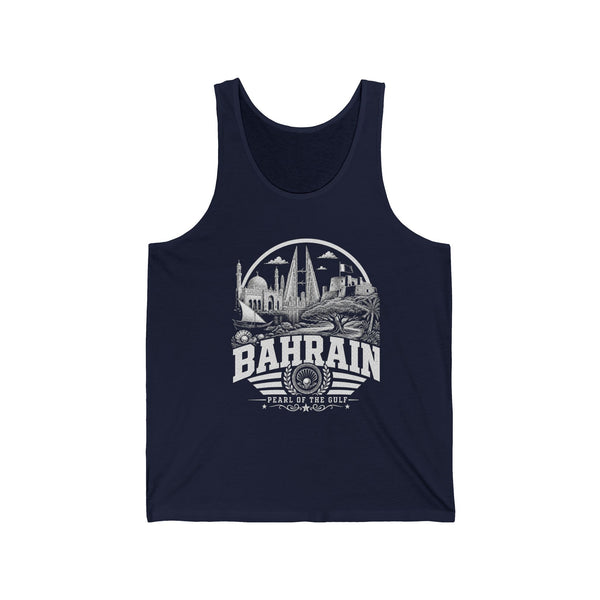 Camiseta sin mangas para hombre Baréin Perla del Golfo