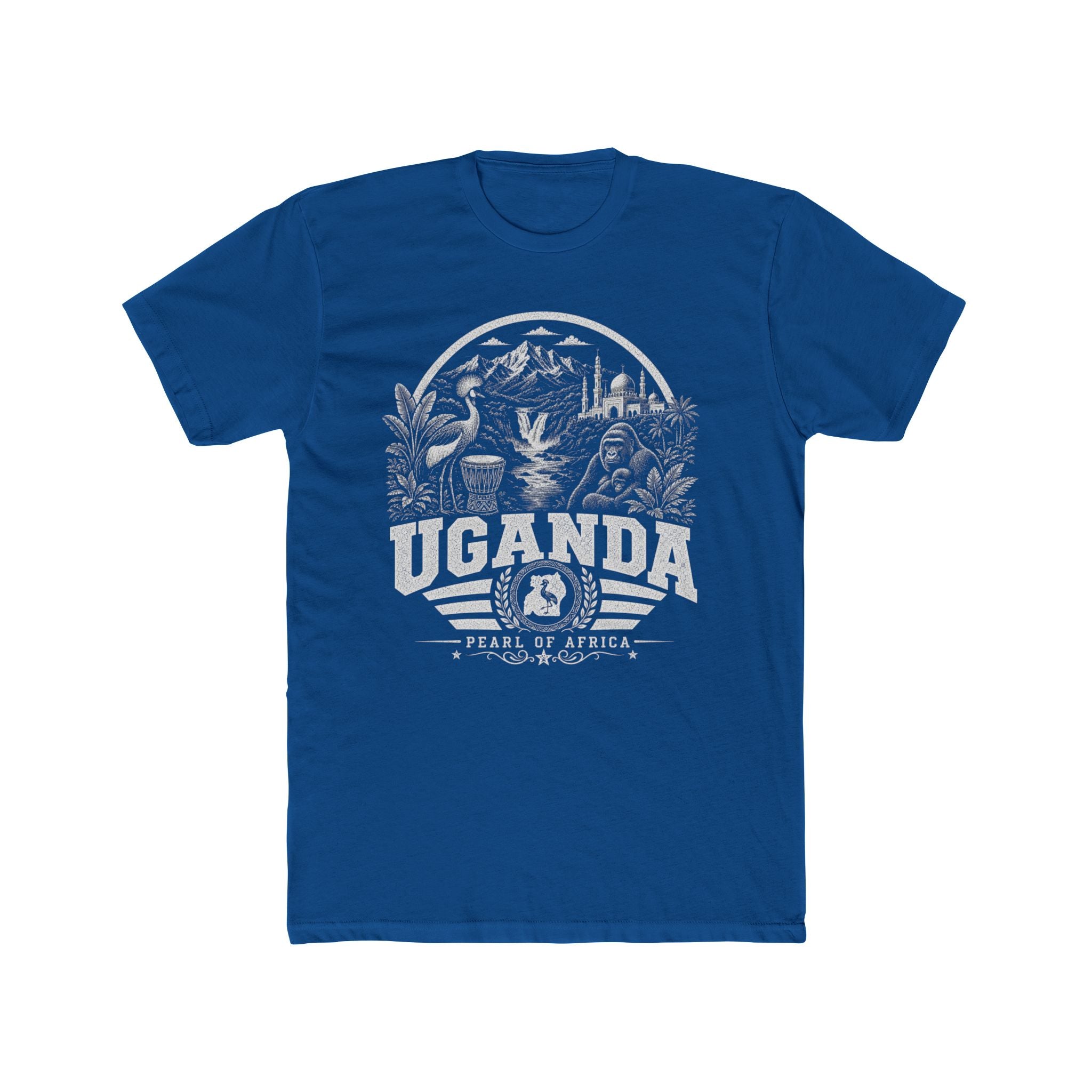 Camiseta Masculina Uganda Pérola da África