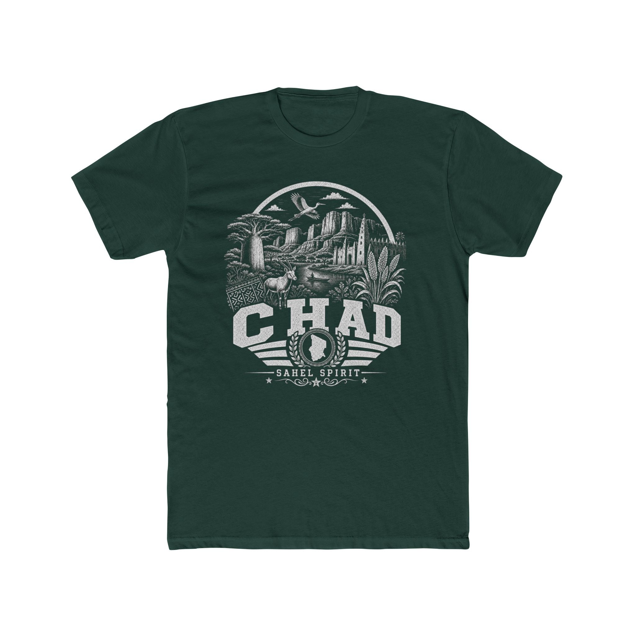 Camiseta Masculina Chade Sahel Spirit