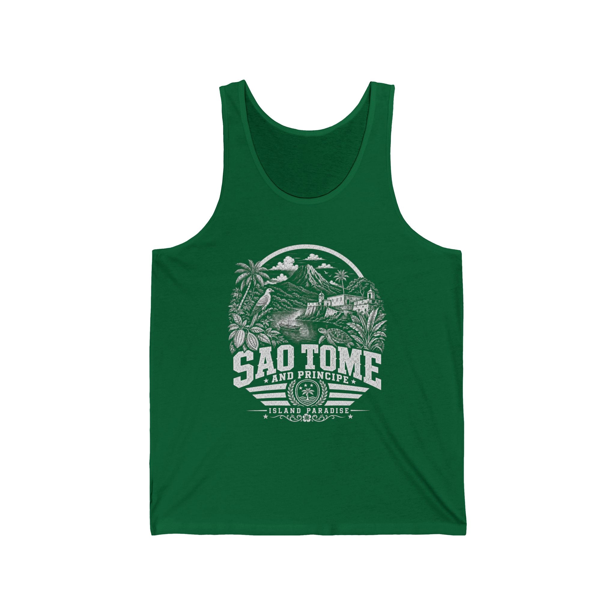 Sao Tome and Principe Island Paradise Men's Tank Top