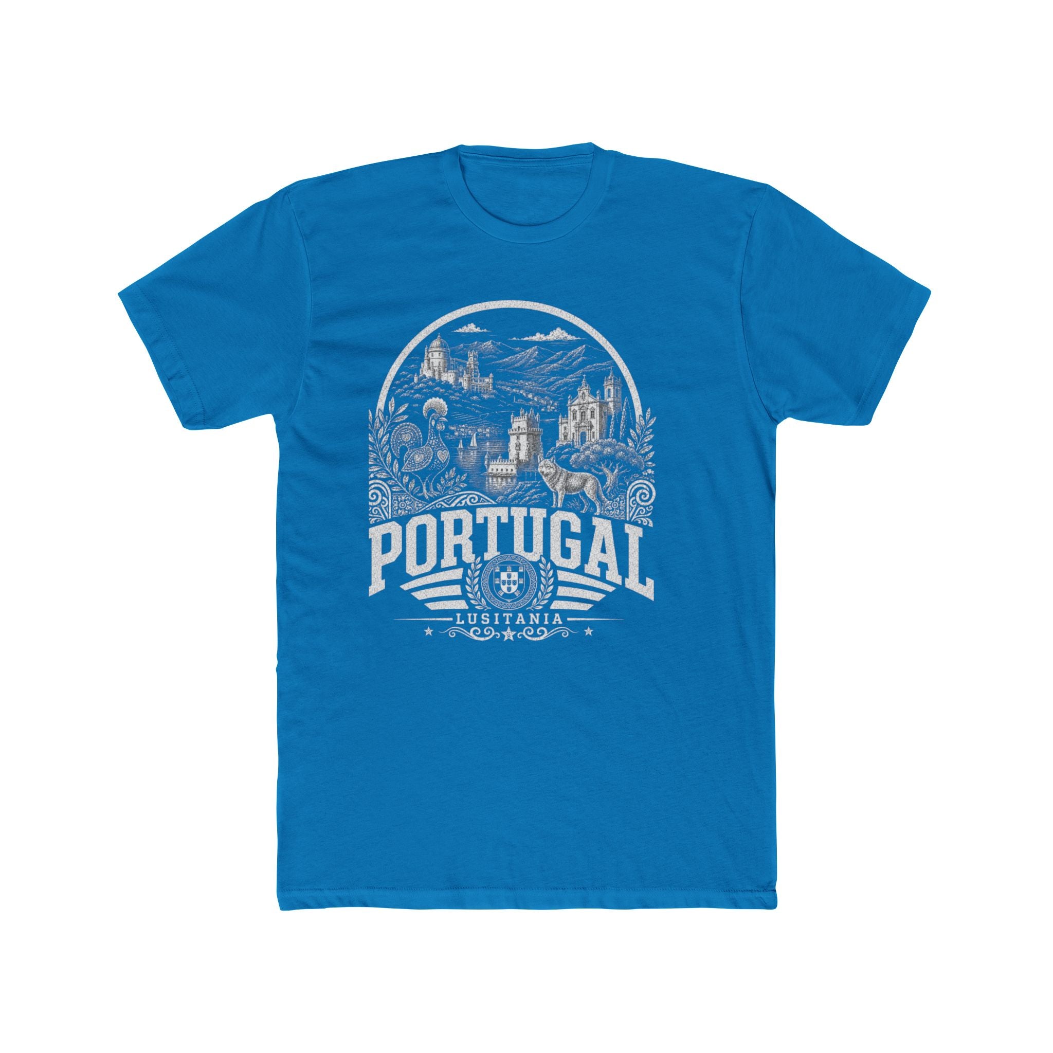 Portugal vintage landmarks men's tee — iconic landmark design | Nameshi Destinations (view 9)
