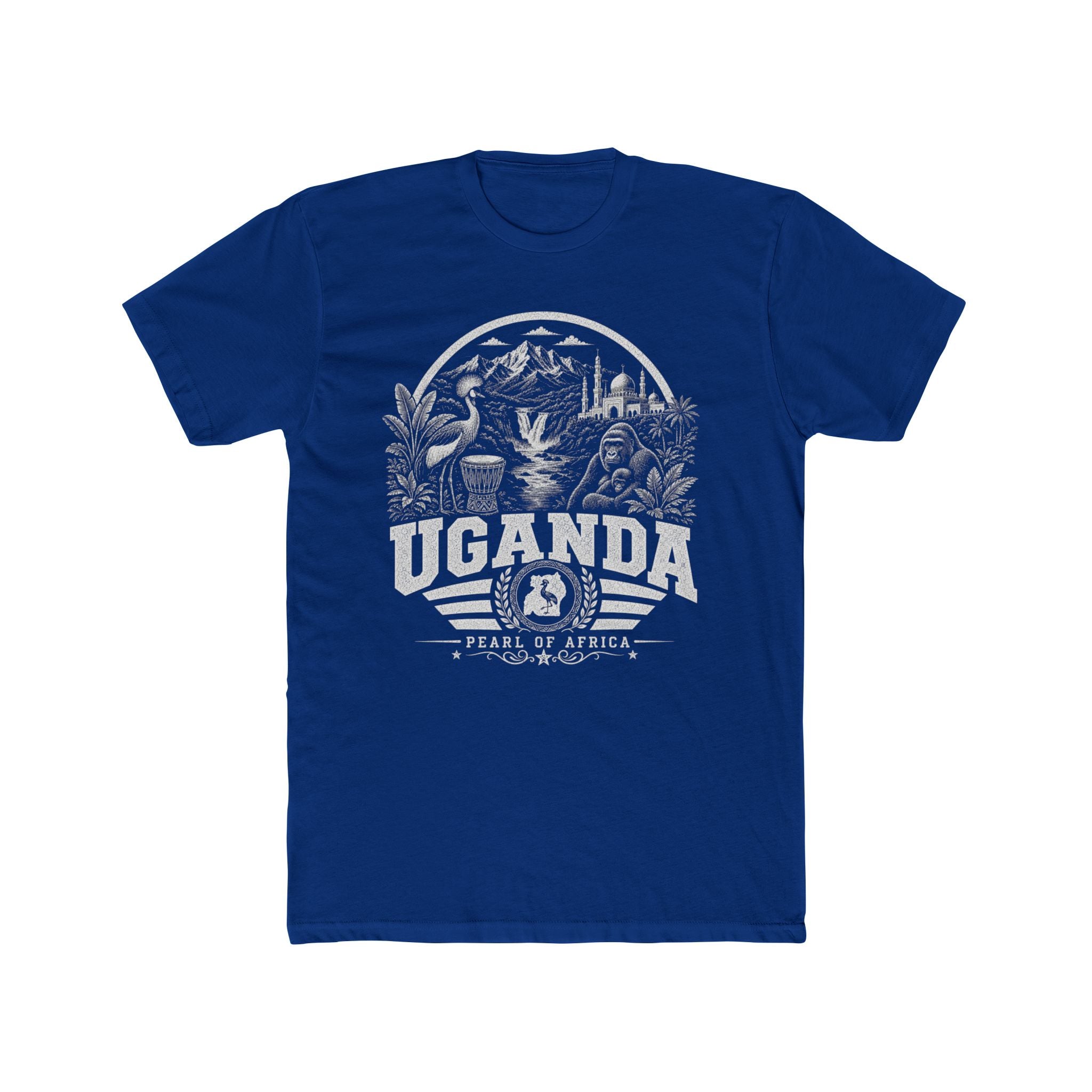 Camiseta Masculina Uganda Pérola da África