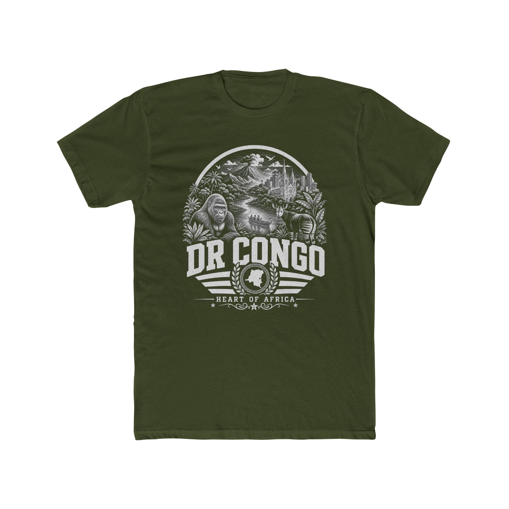 Democratic Republic of the Congo Heart of Africa Men's Tee