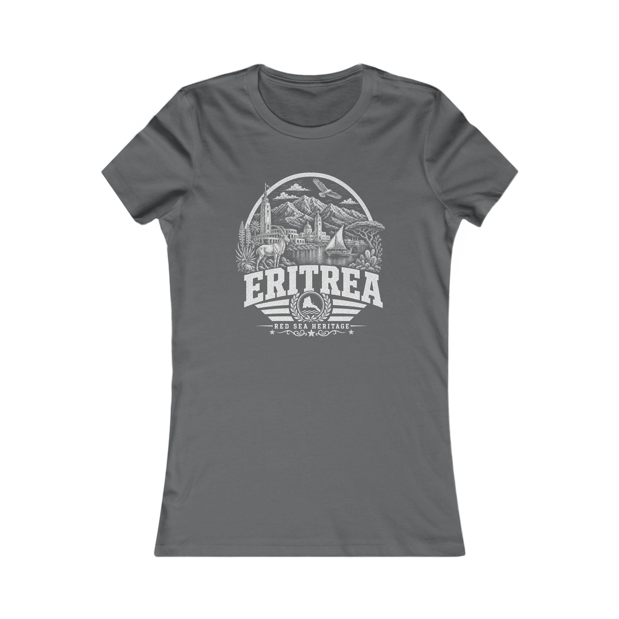 Camiseta Feminina "Eritreia Mar Vermelho Patrimônio"