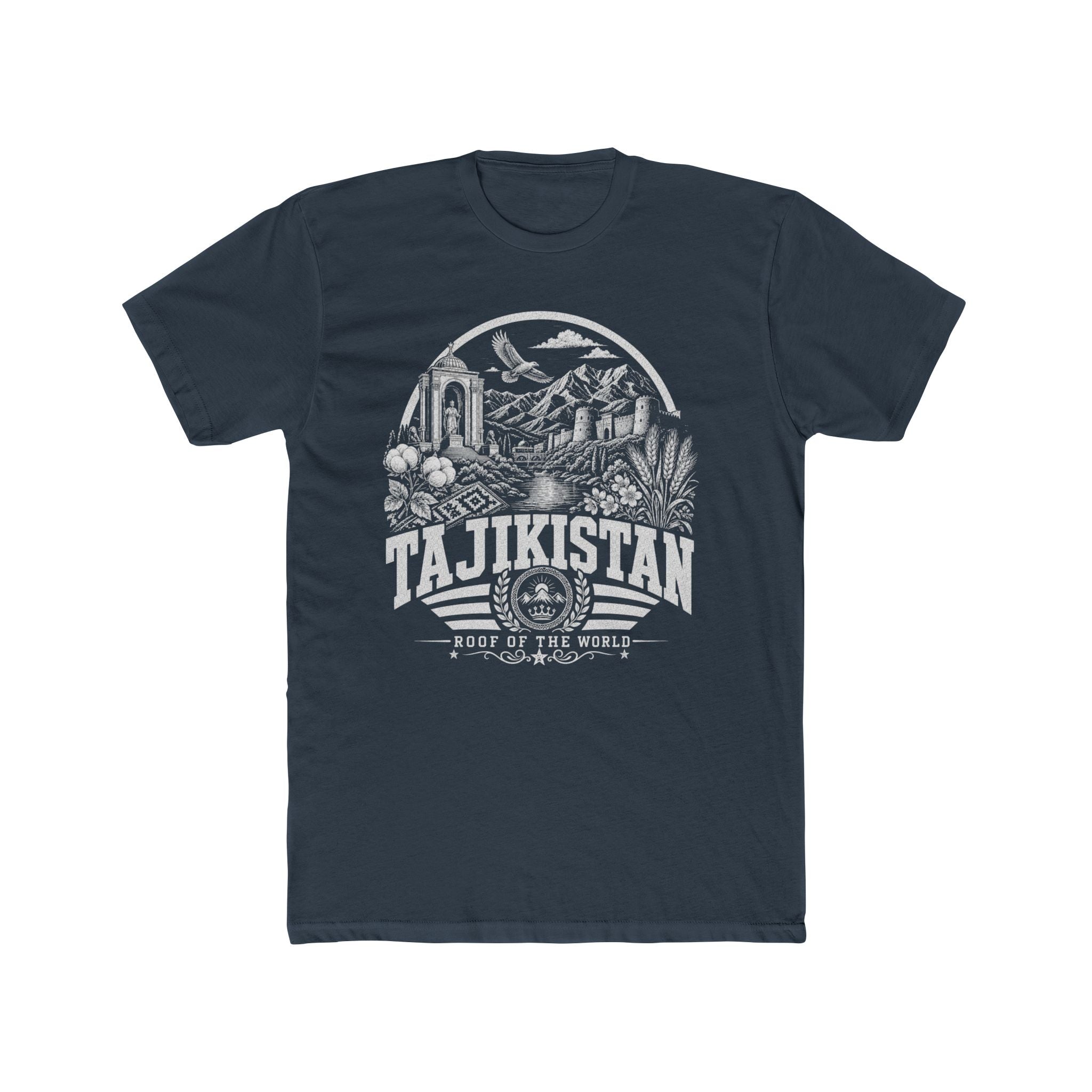 Camiseta Masculina Teto do Mundo Tajiquistão