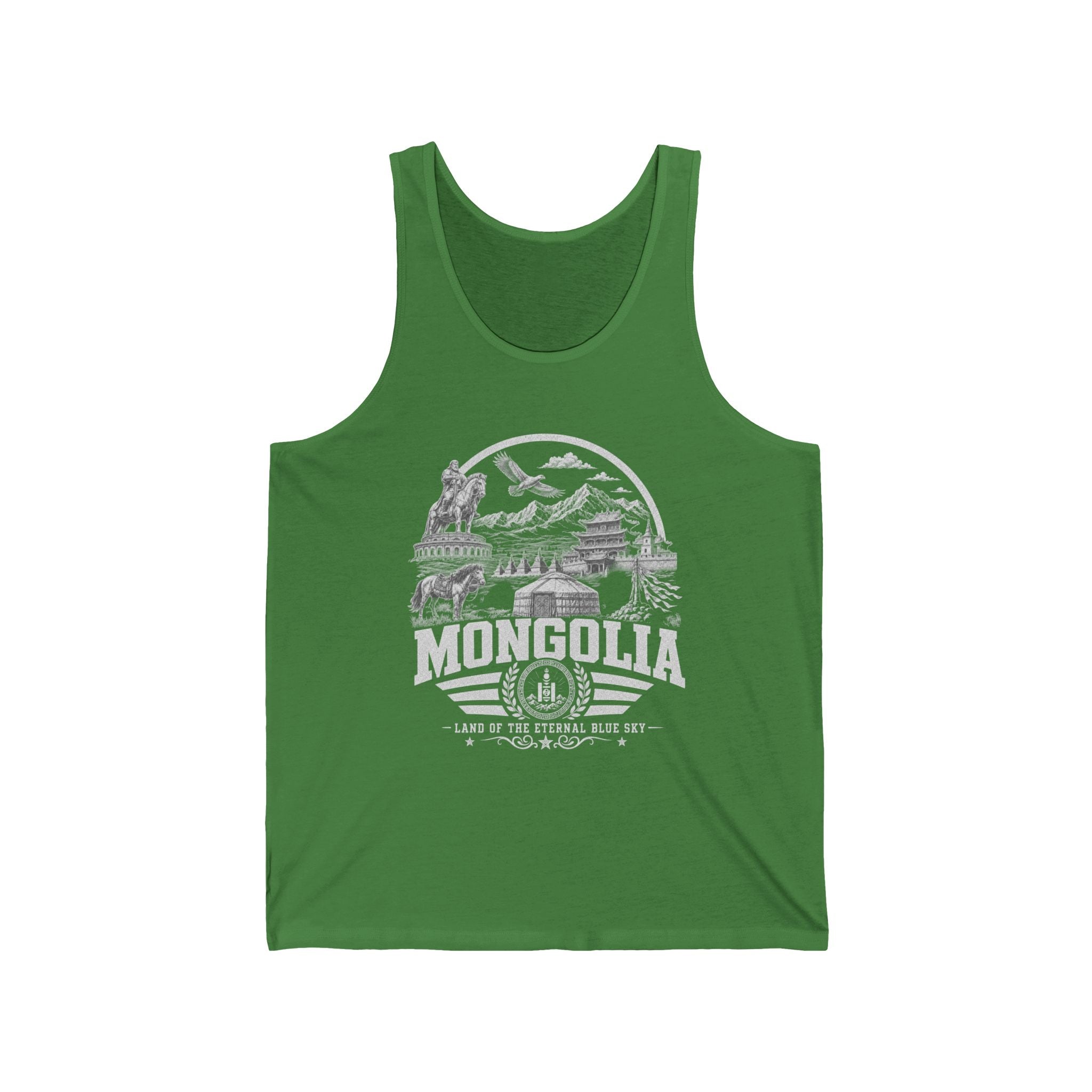 Regata Masculina Mongólia Terra do Céu Azul Eterno
