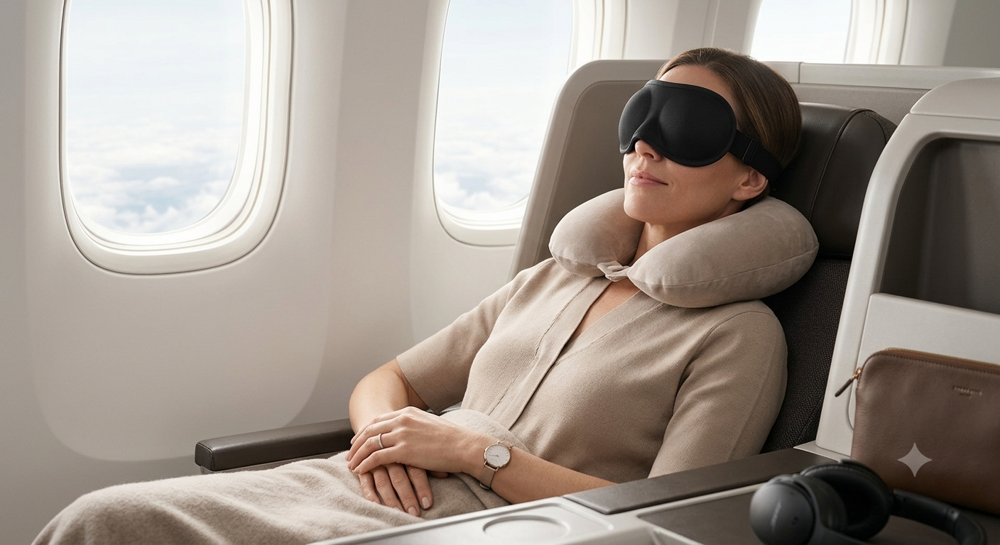 3D memory foam blackout sleep mask — 5