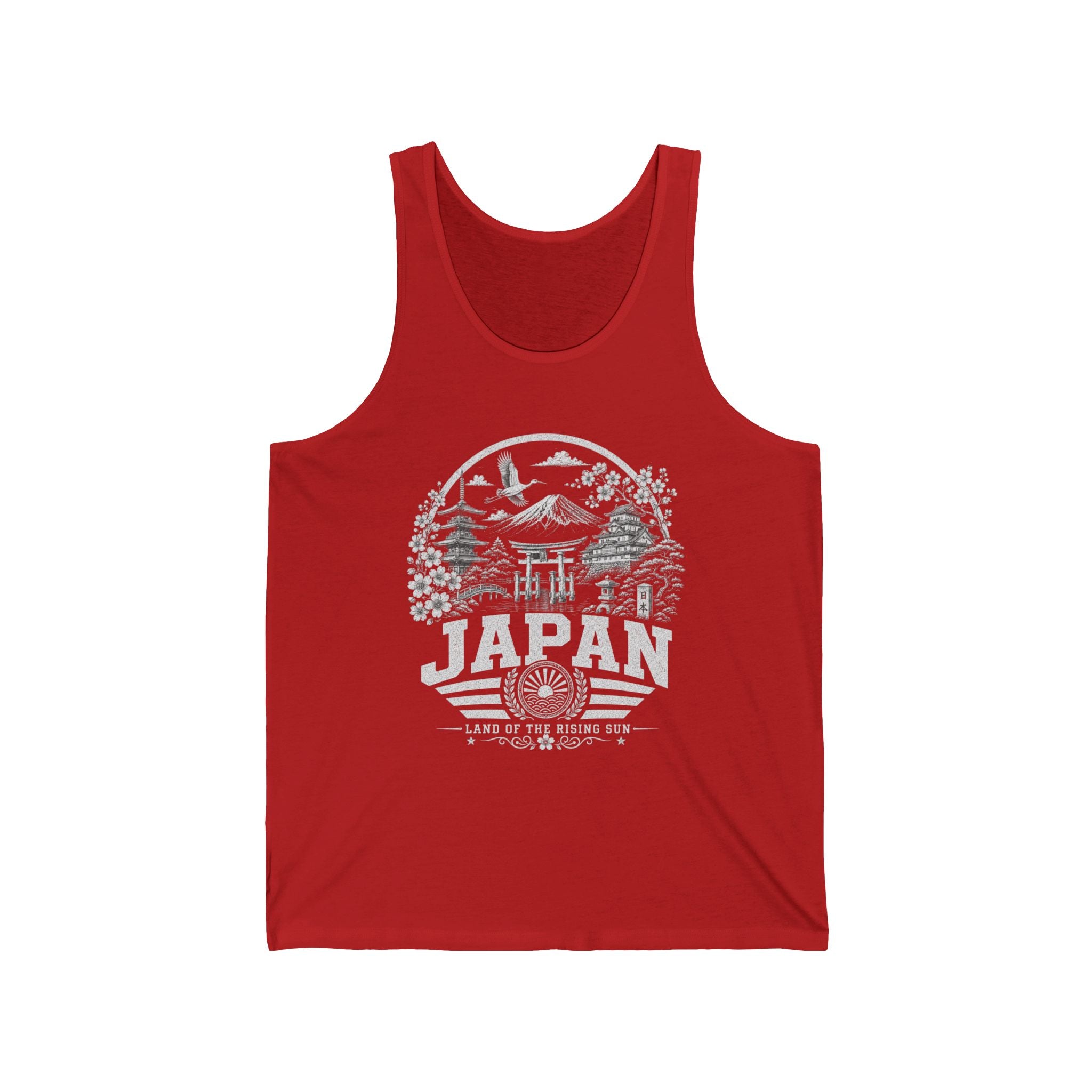 Japan Land of the Rising Sun Men's Tank Top