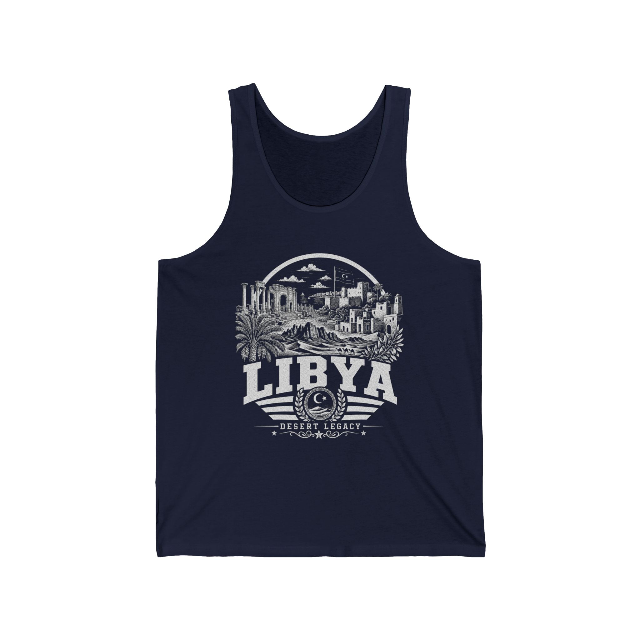 Camiseta sin mangas para hombre Libya Desert Legacy