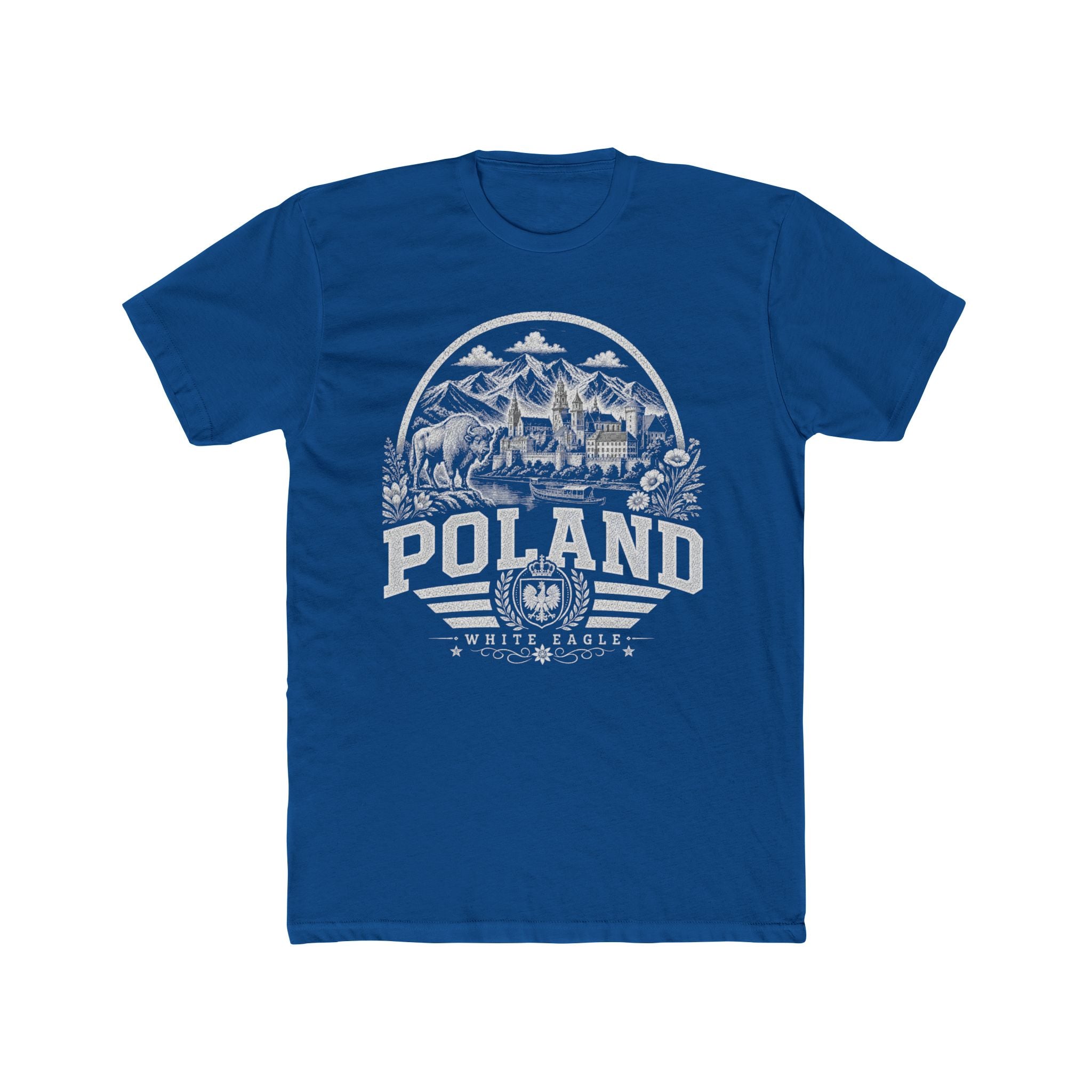 Poland vintage landmarks men's tee — iconic landmark design | Nameshi Destinations (view 10)