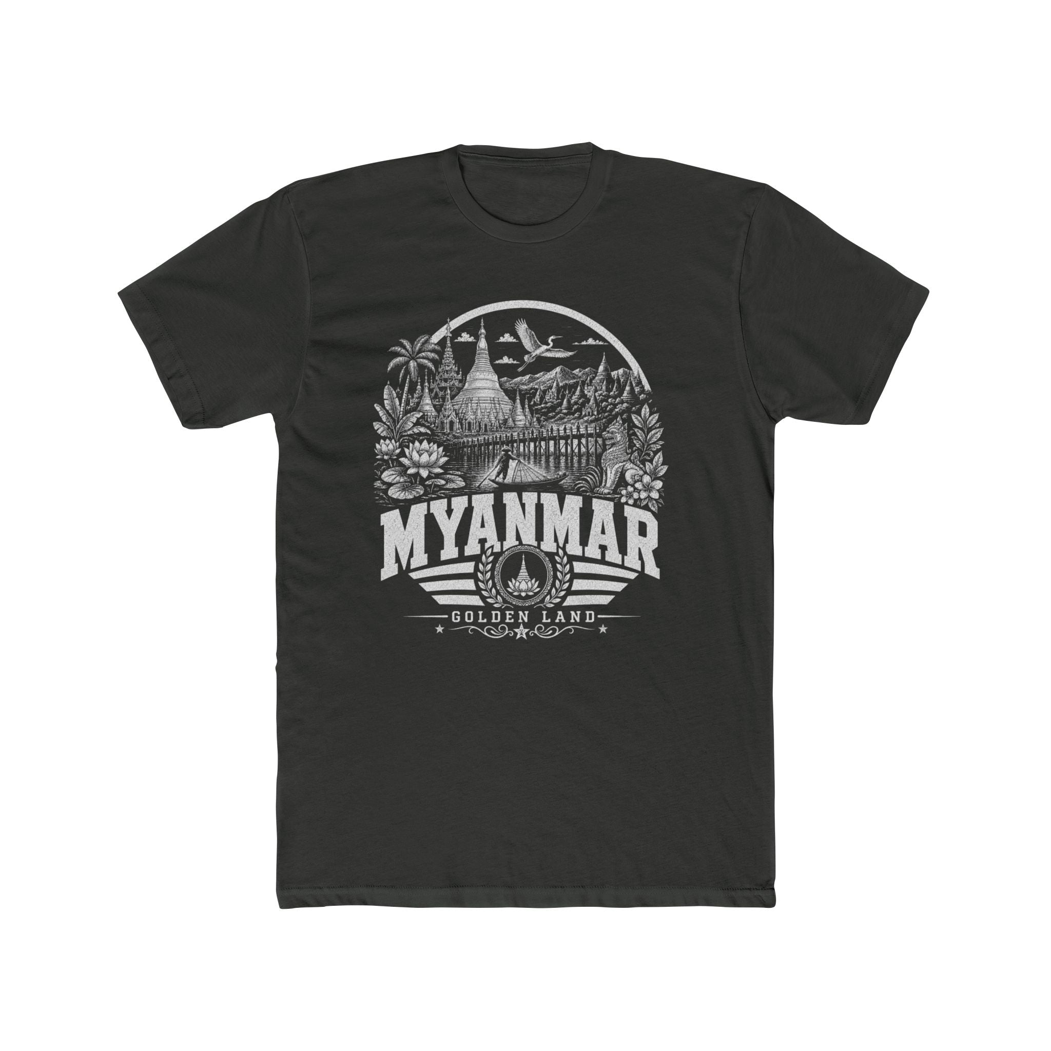 Camiseta Masculina Mianmar Terra Dourada