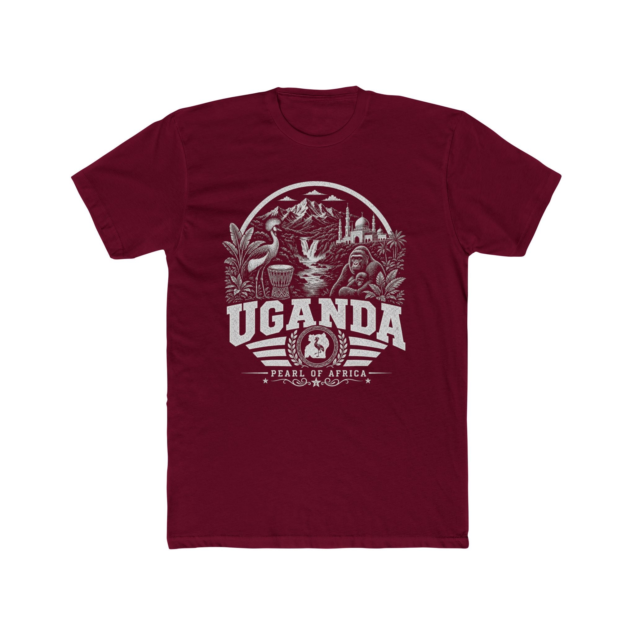 Camiseta Masculina Uganda Pérola da África