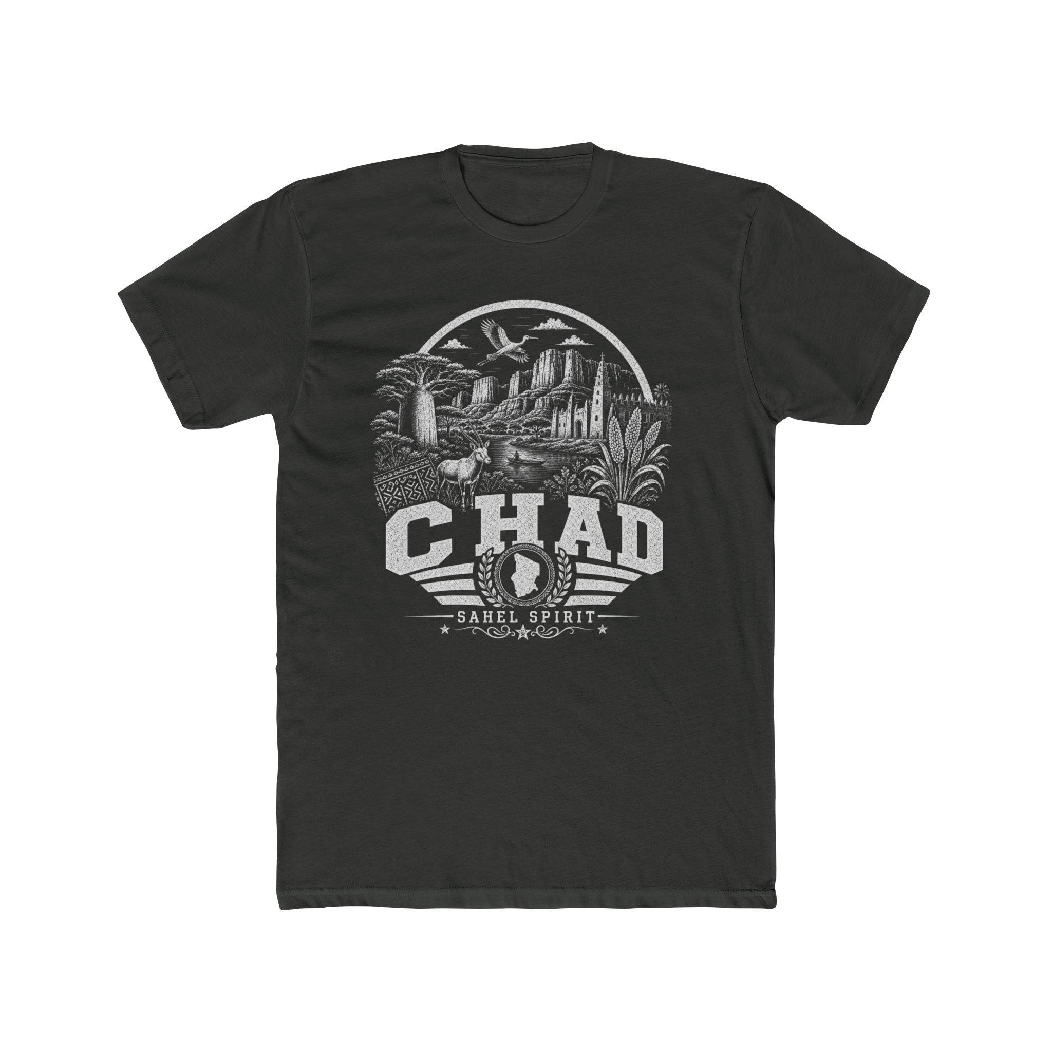 Camiseta Masculina Chade Sahel Spirit
