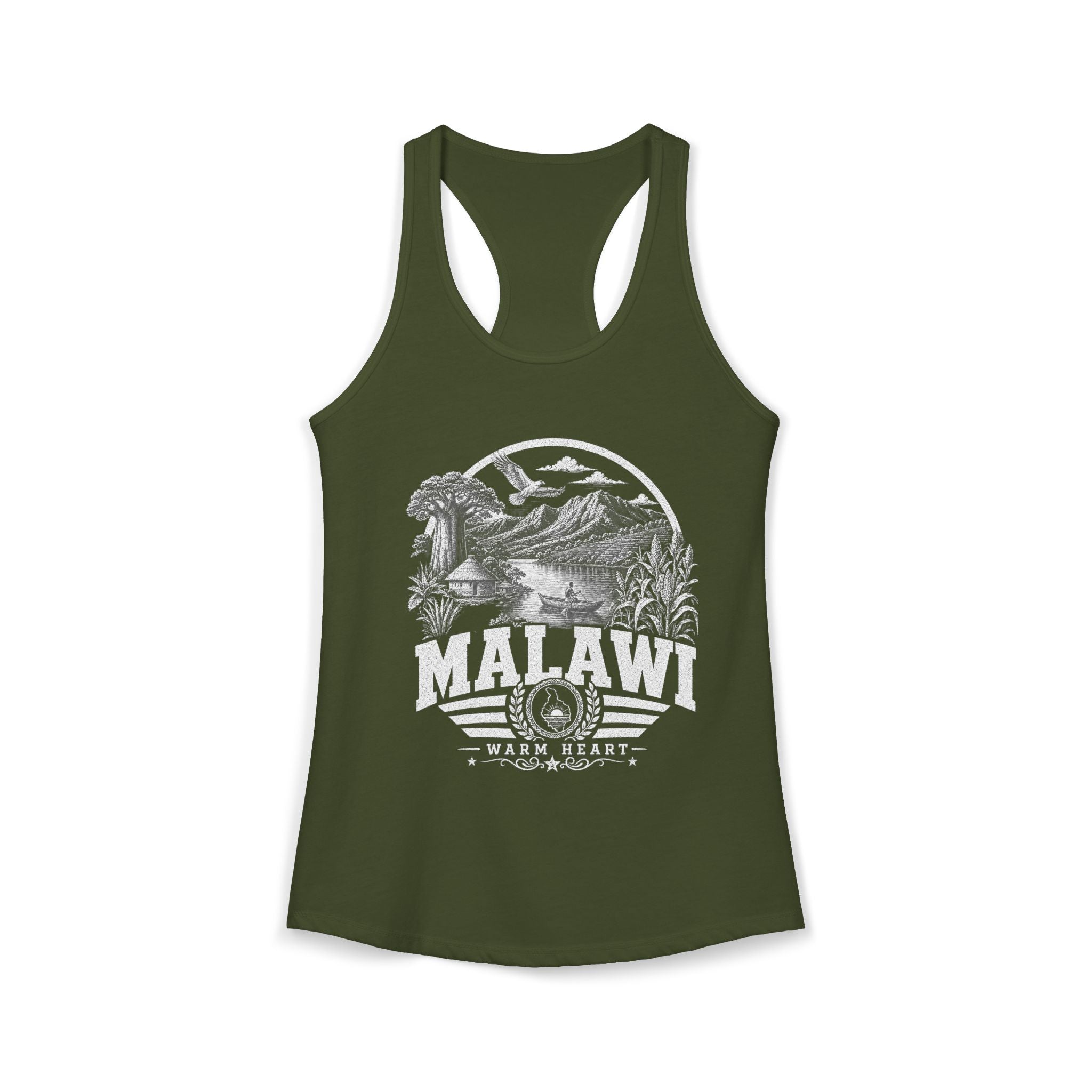 Malawi Warm Heart Women's Tank Top