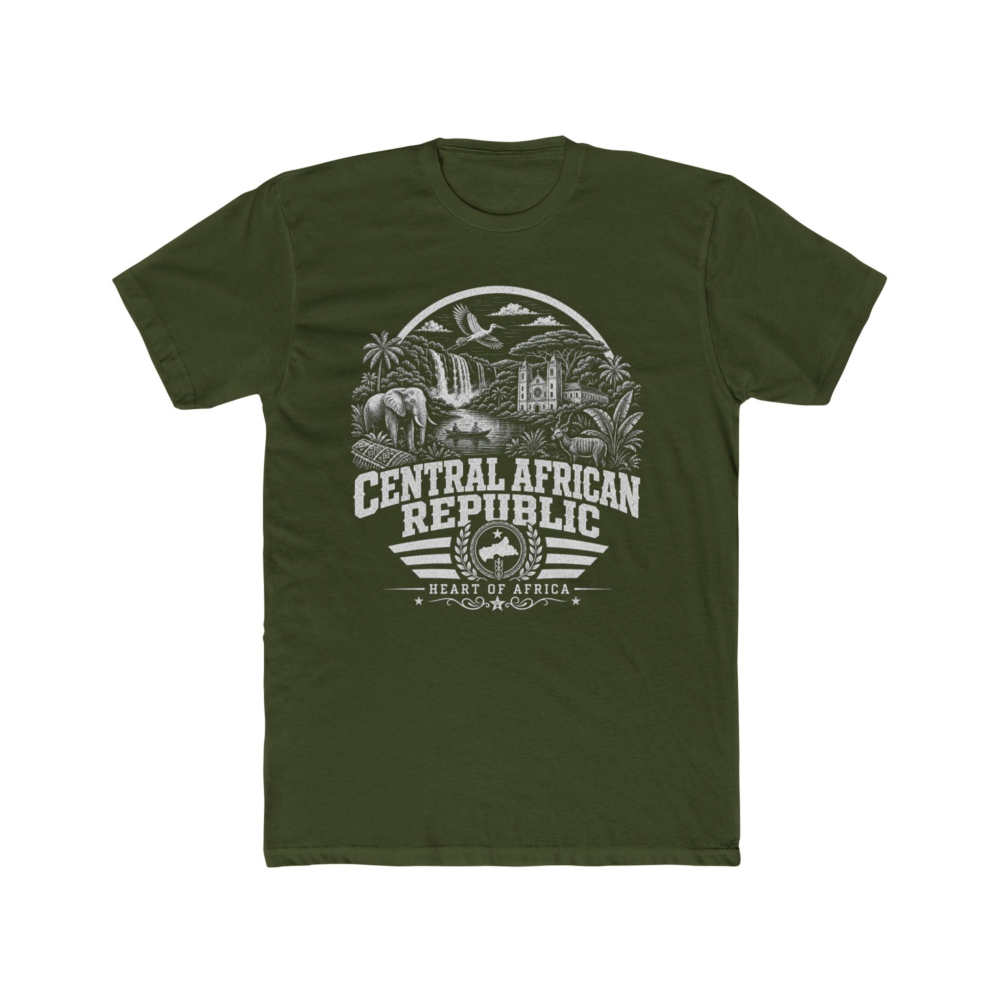 Central African Republic Heart of Africa Men's Tee
