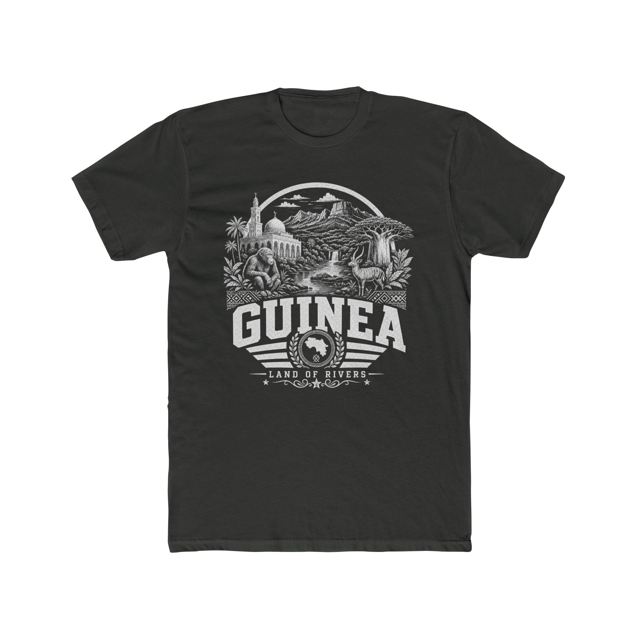 Camiseta Masculina Guiné, Terra dos Rios