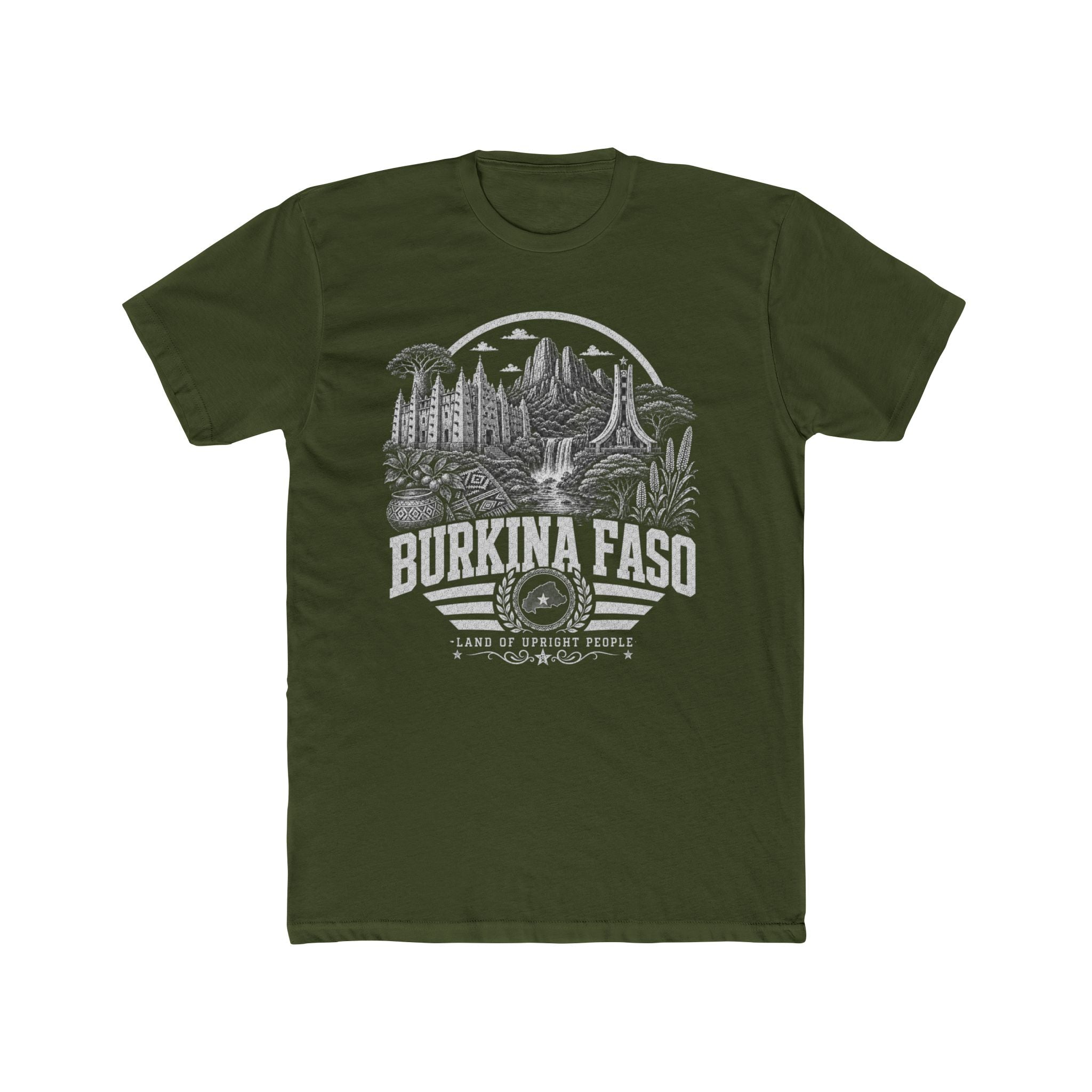 Burkina Faso Land of Upright People Men's Tee