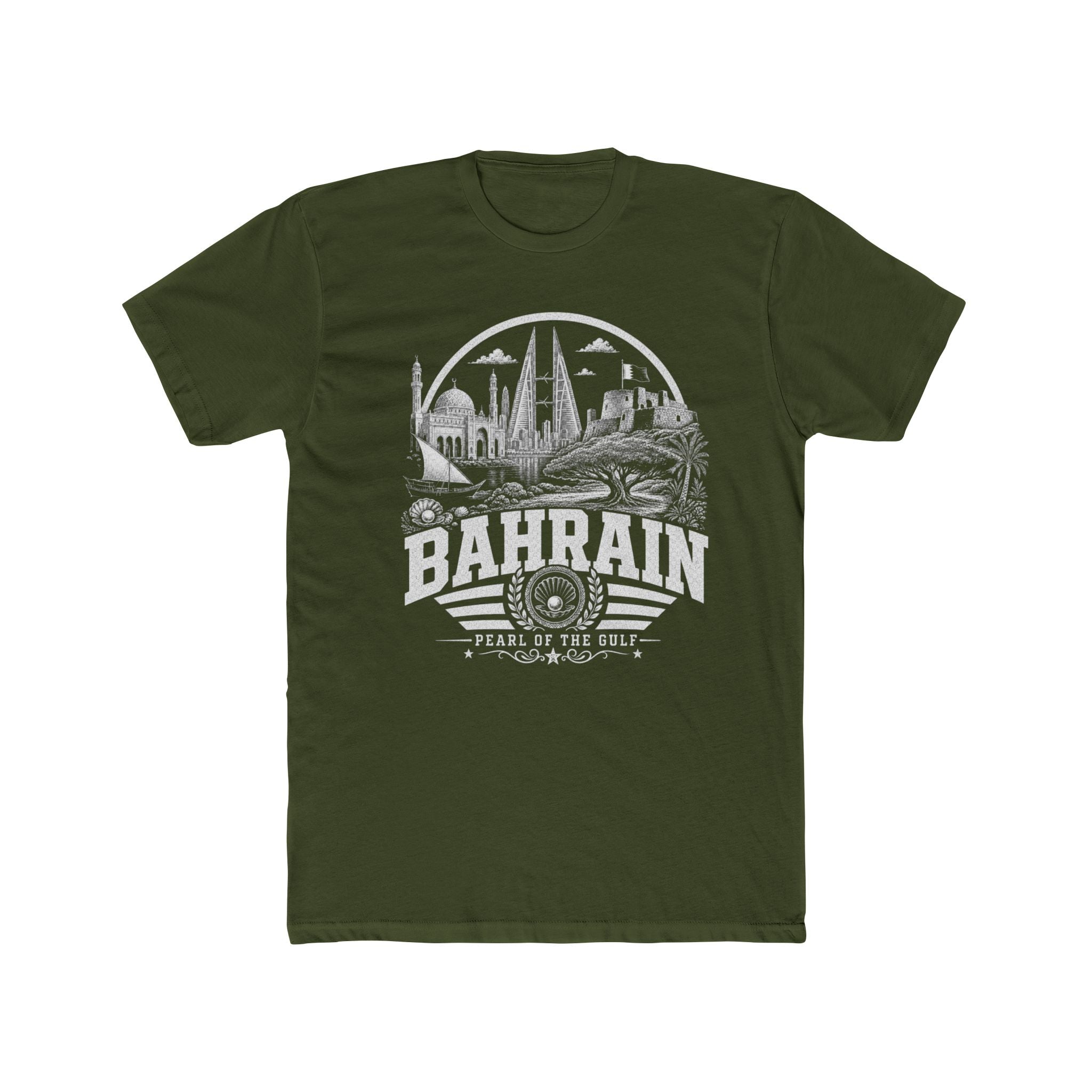 Camiseta Masculina Bahrain Pérola do Golfo