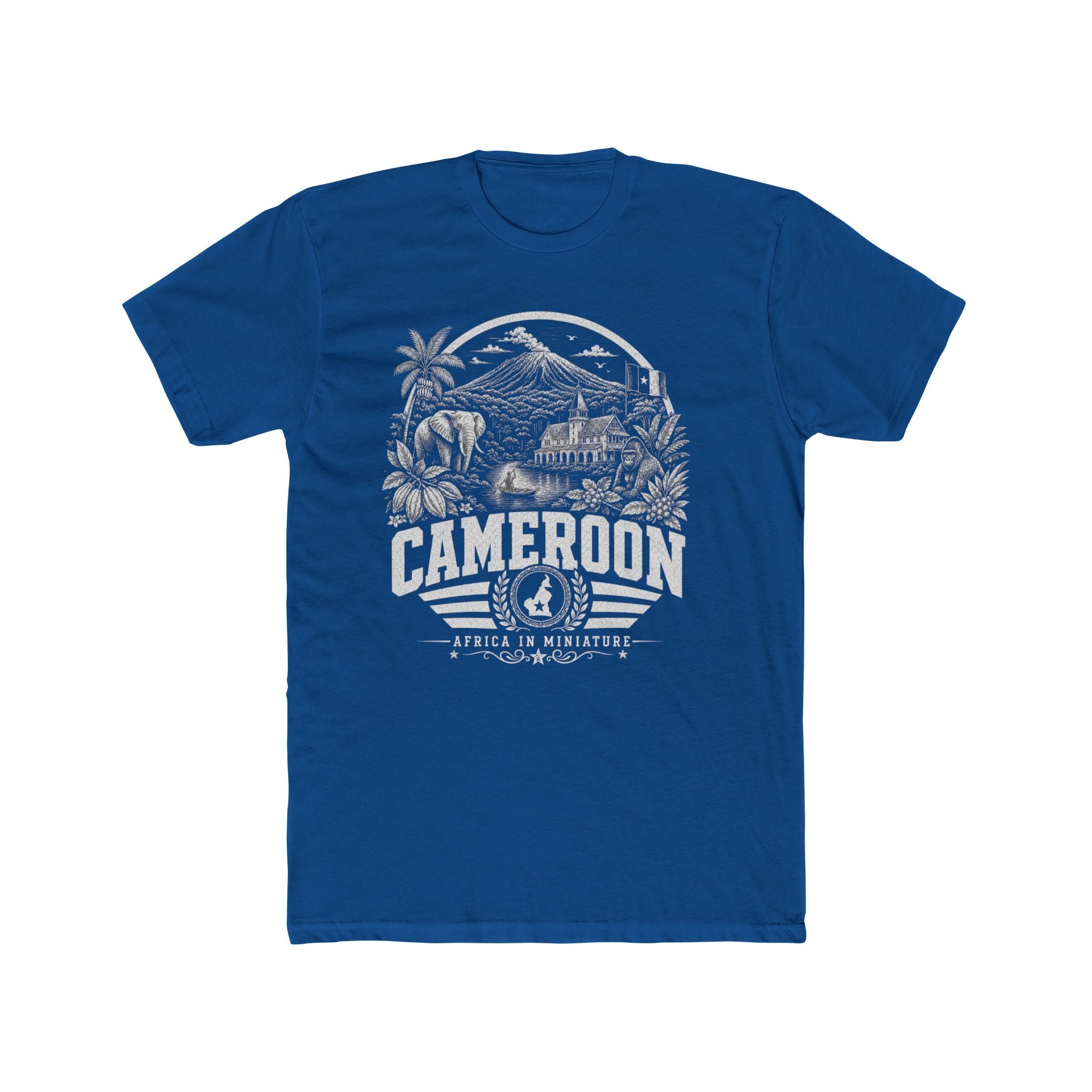 Camarões África em Miniatura Camiseta Masculina