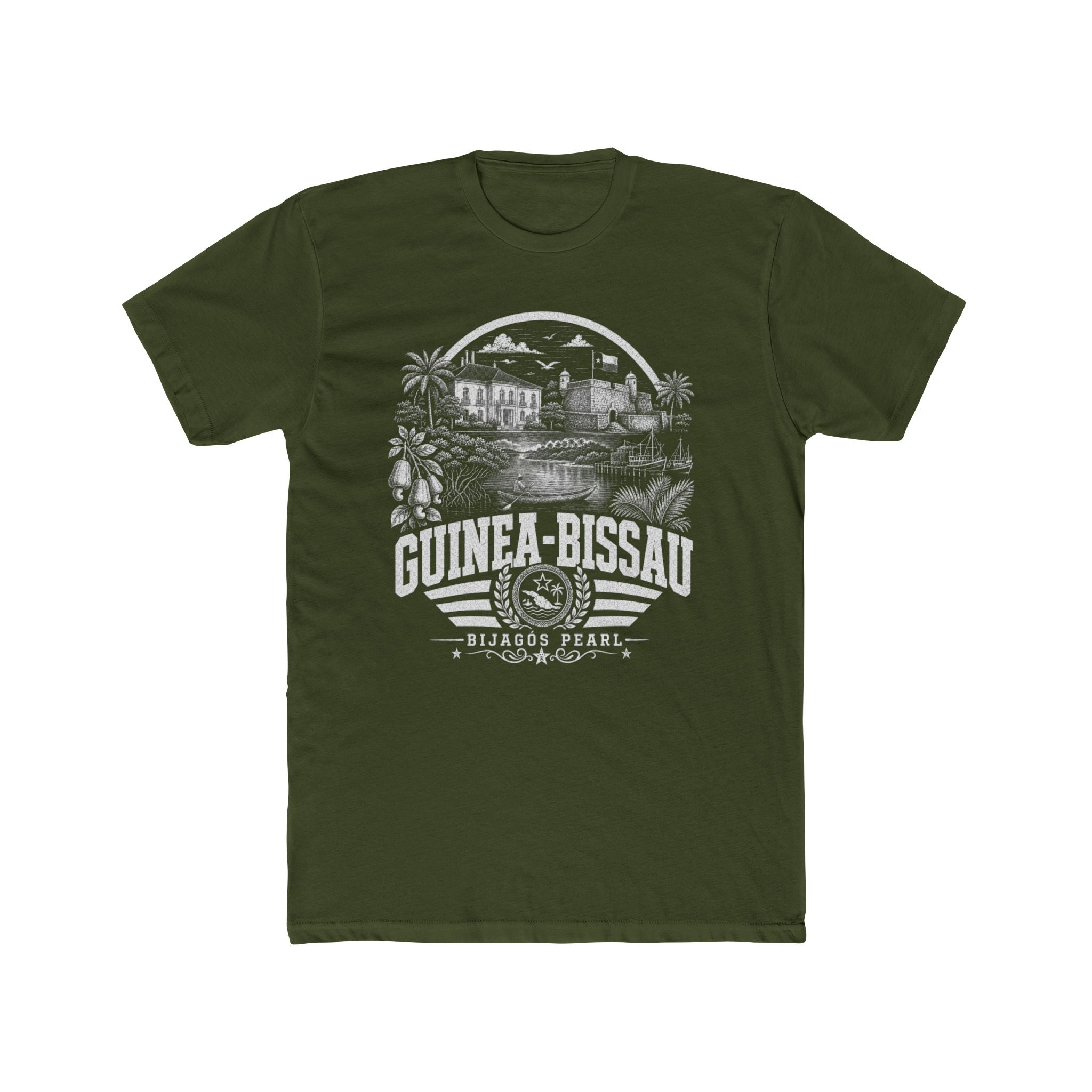 Camiseta Masculina Pérola Bijagós Guiné-Bissau